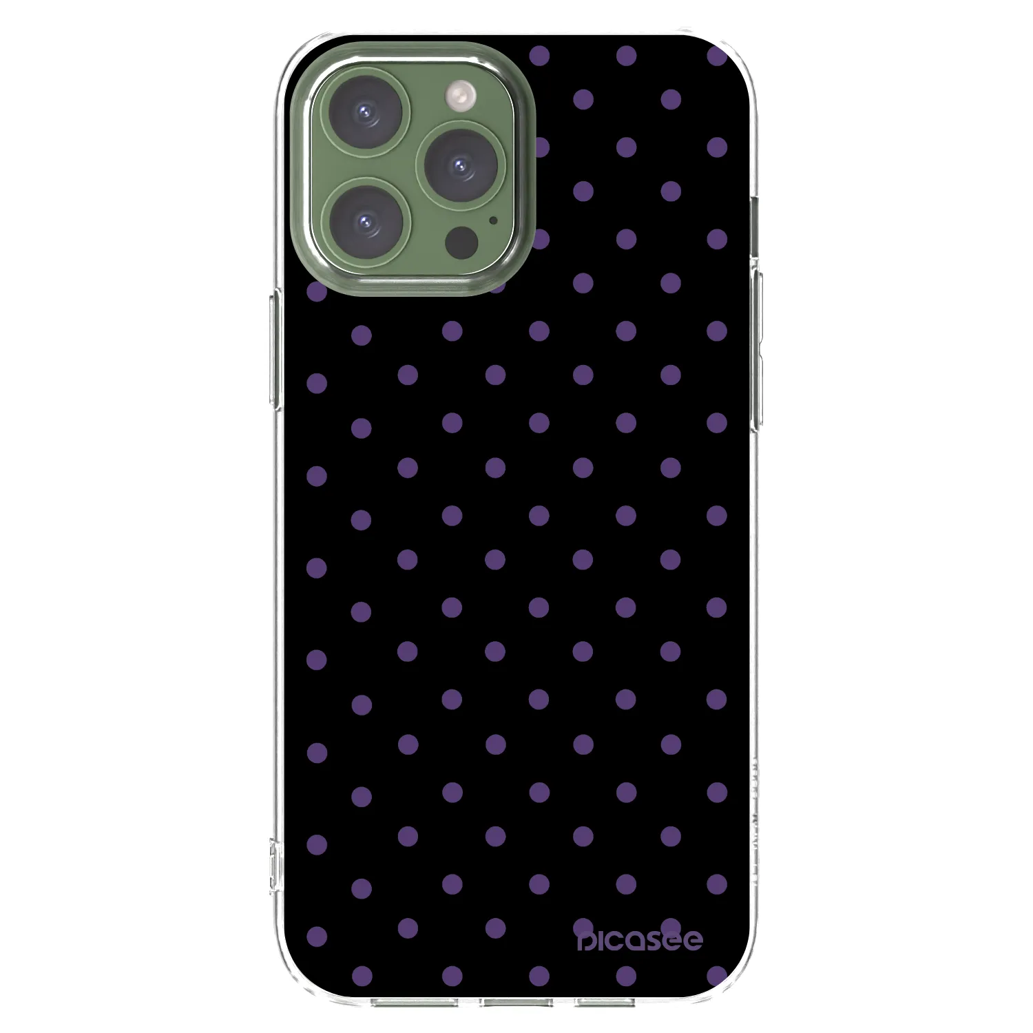 Picasee silikonska prozirna maskica za Apple iPhone 13 Pro Max - Flickers