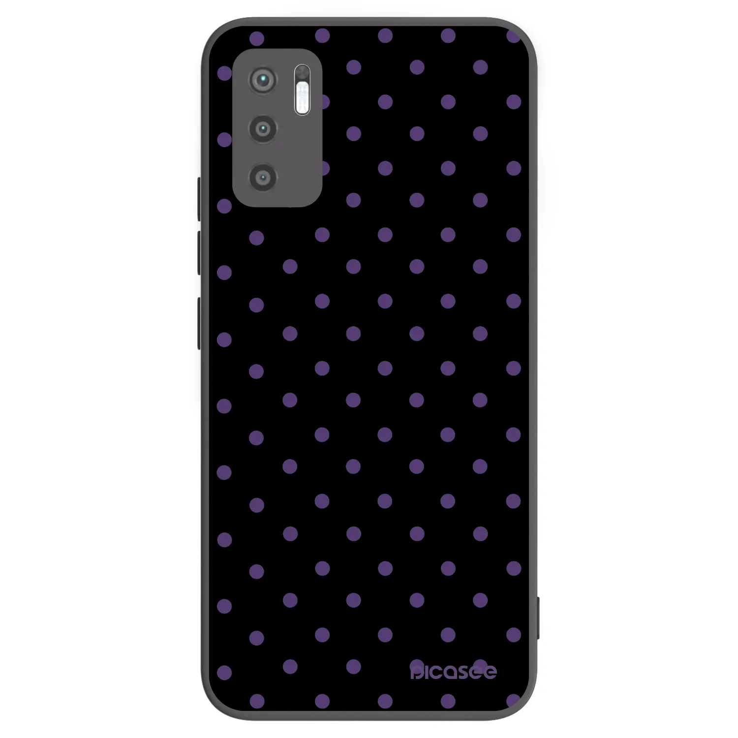 Picasee crna silikonska maskica za Xiaomi Redmi Note 10 5G - Flickers