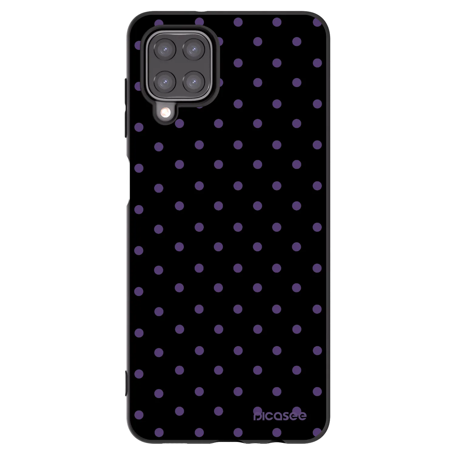 Picasee crna silikonska maskica za Samsung Galaxy M12 M127F - Flickers