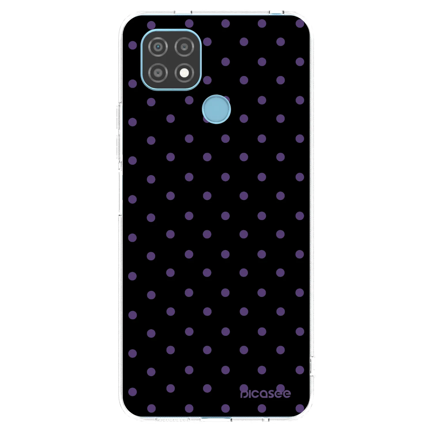 Picasee silikonska prozirna maskica za Realme C21 - Flickers