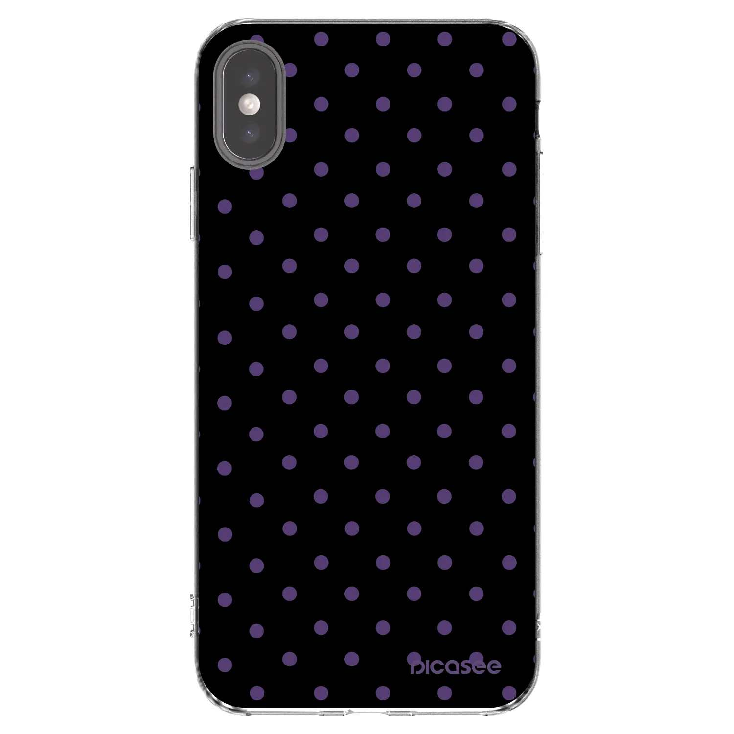 Picasee silikonska prozirna maskica za Apple iPhone XS Max - Flickers