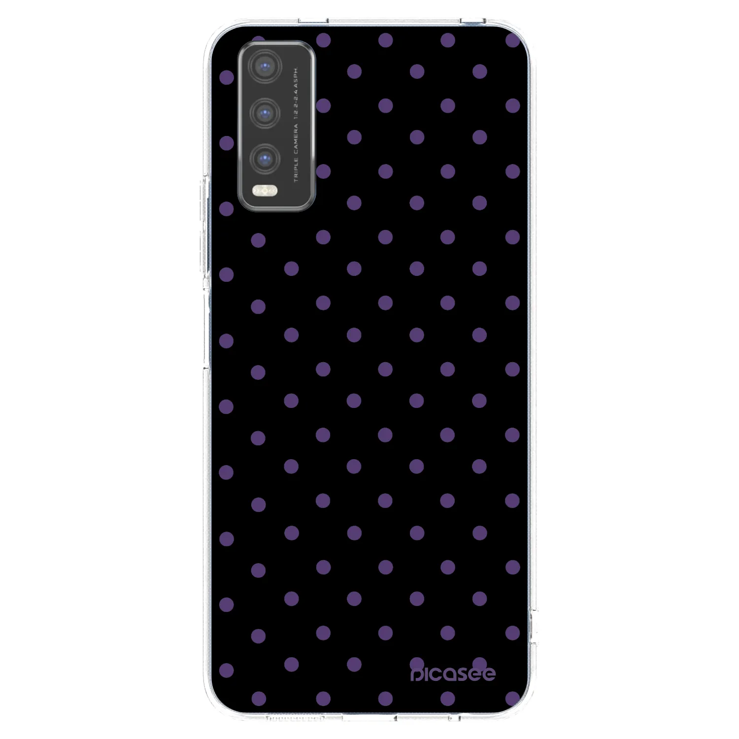 Picasee silikonska prozirna maskica za Vivo Y20s - Flickers