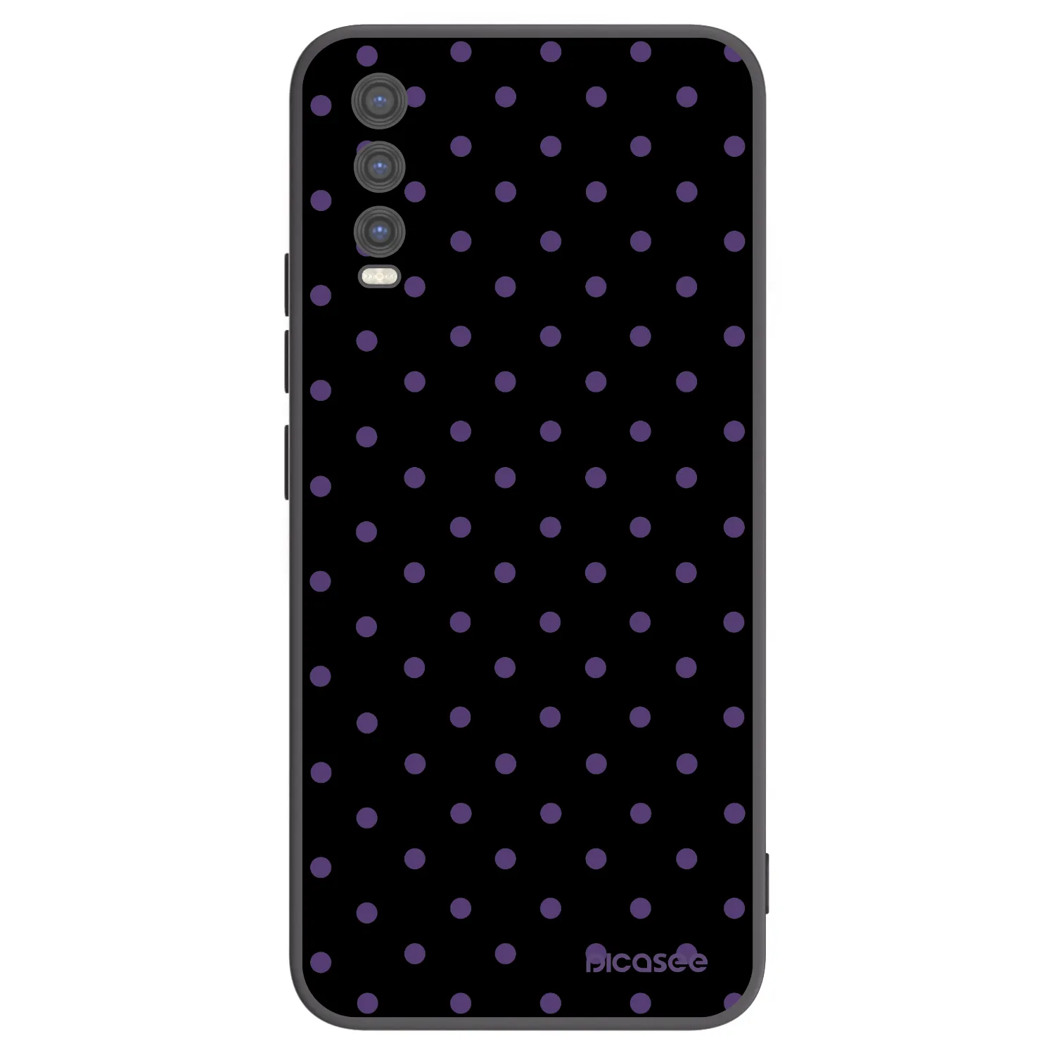 Picasee crna silikonska maskica za Vivo Y20s - Flickers