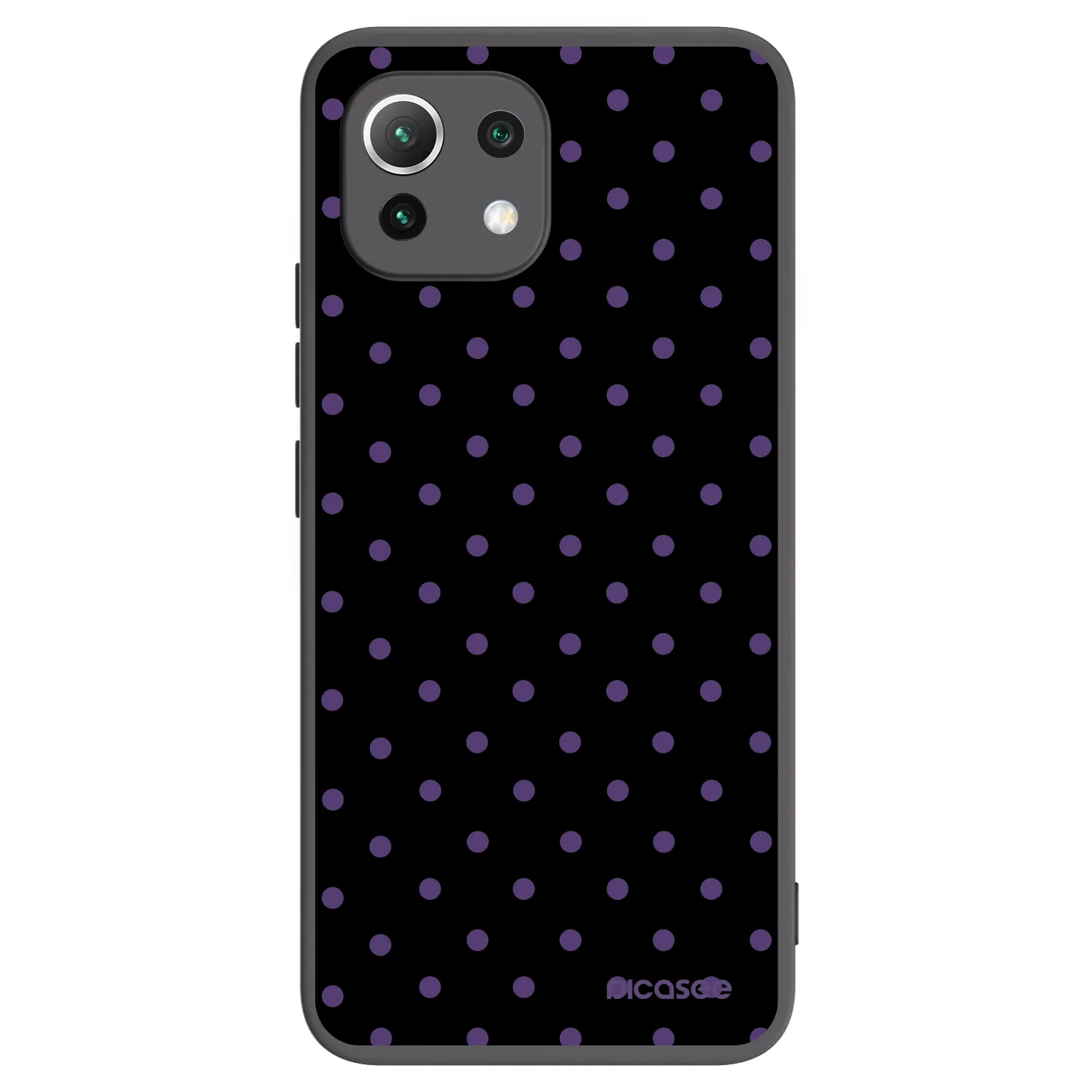 Picasee crna silikonska maskica za Xiaomi 11 Lite 5G NE - Flickers