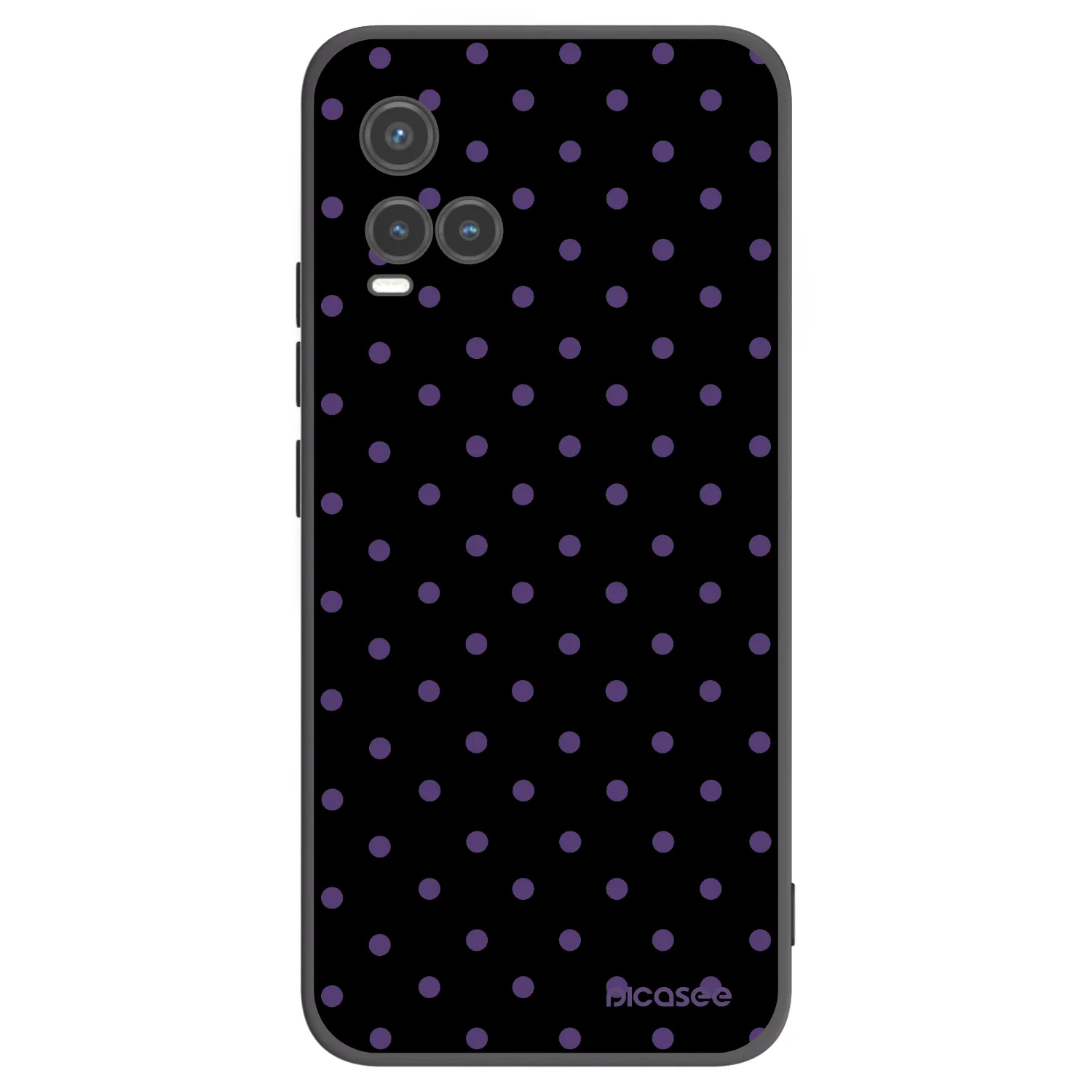 Picasee crna silikonska maskica za Vivo Y33s - Flickers