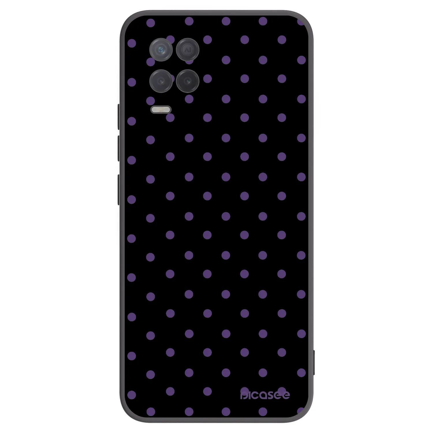 Picasee crna silikonska maskica za Realme 8 5G - Flickers