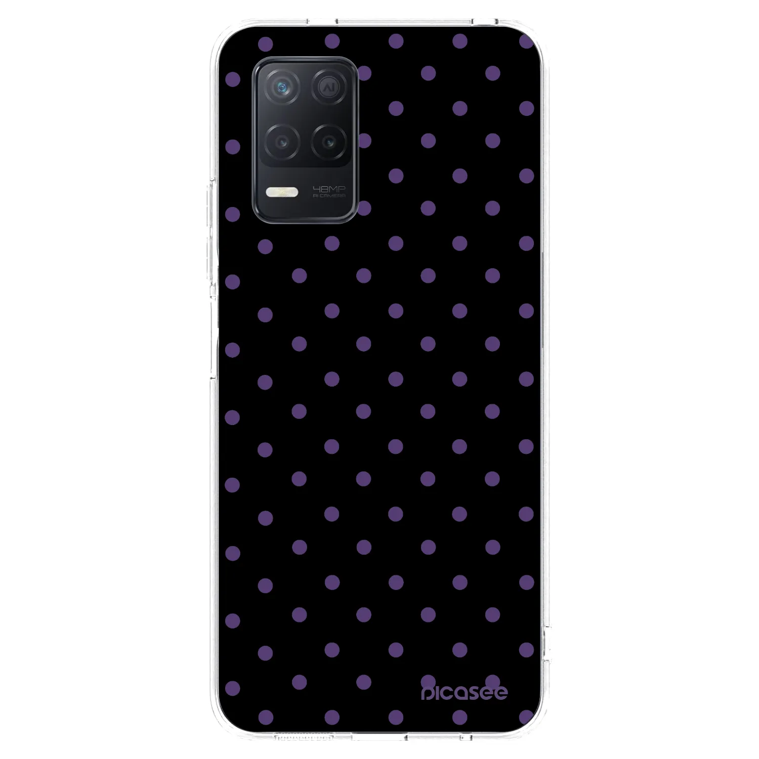 Picasee silikonska prozirna maskica za Realme 8 5G - Flickers
