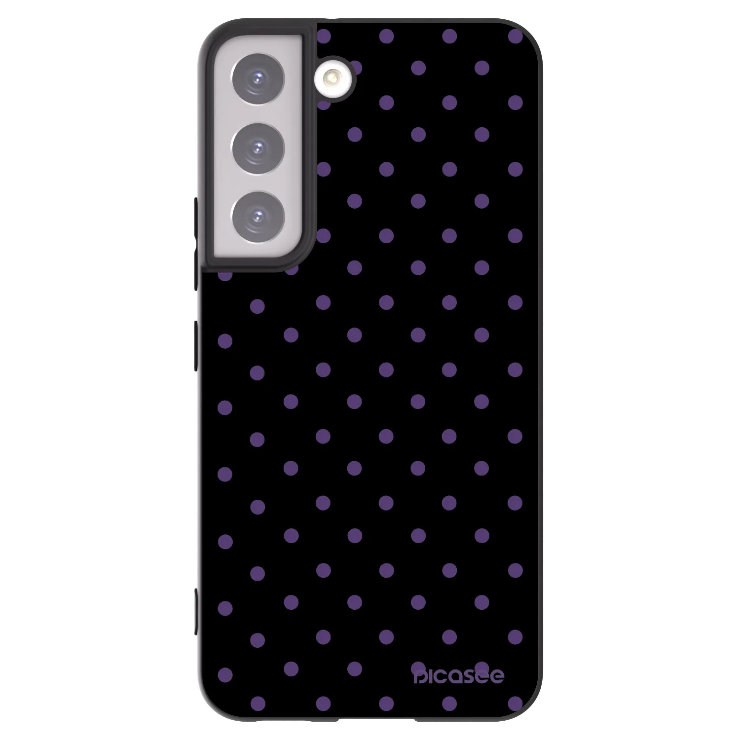 Picasee crna silikonska maskica za Samsung Galaxy S22 5G - Flickers