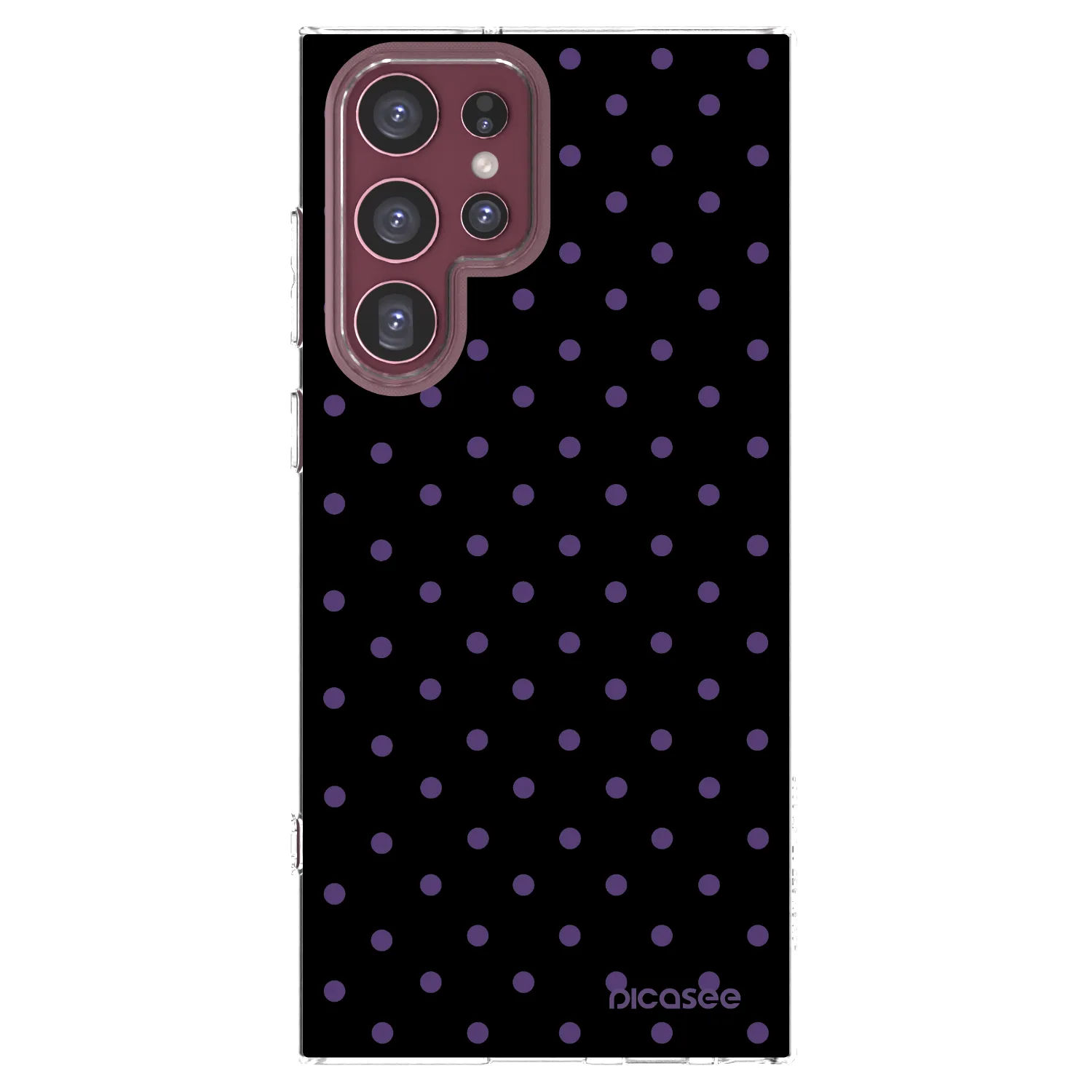 Picasee silikonska prozirna maskica za Samsung Galaxy S22 Ultra 5G - Flickers