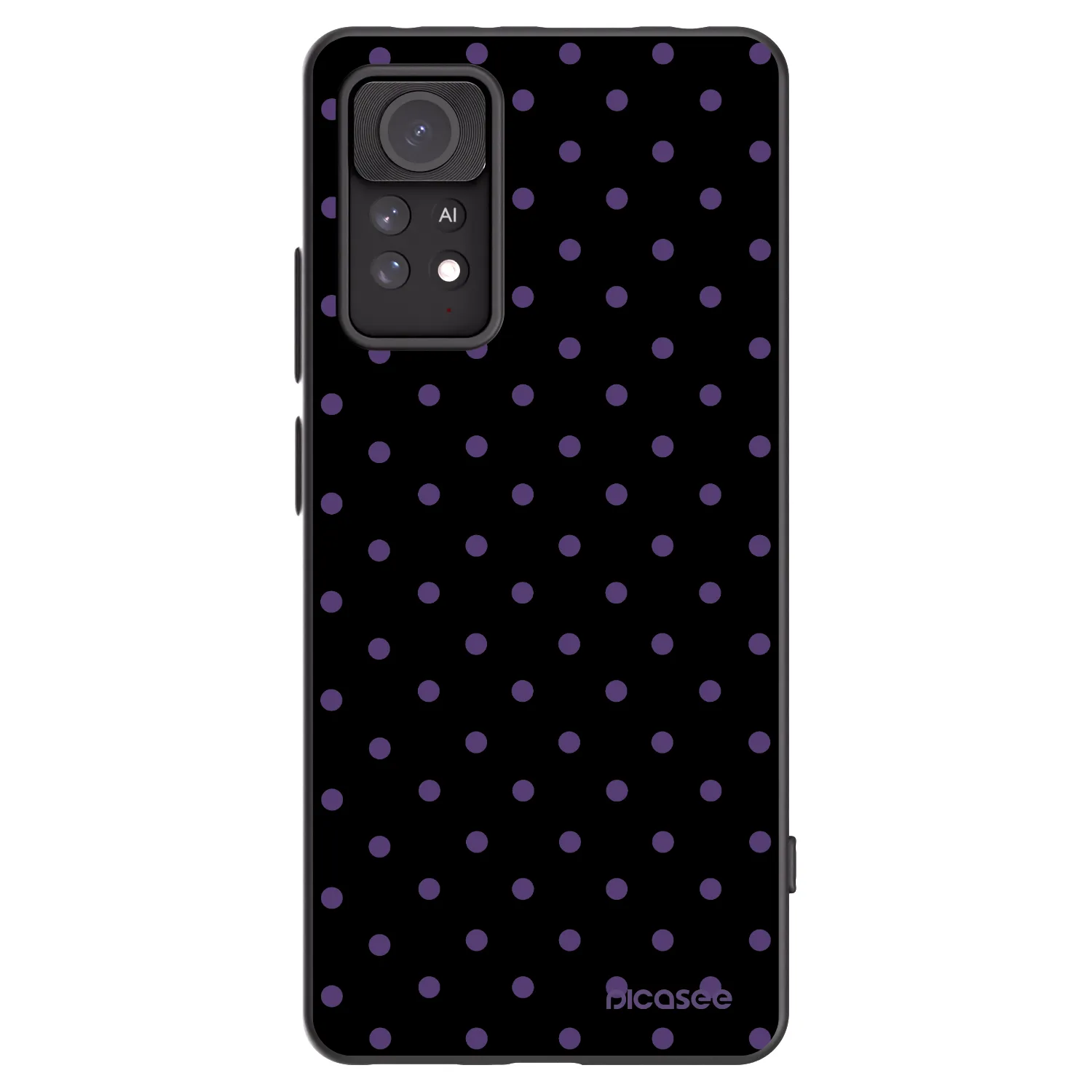 Picasee crna silikonska maskica za Xiaomi Redmi Note 11 Pro 5G - Flickers