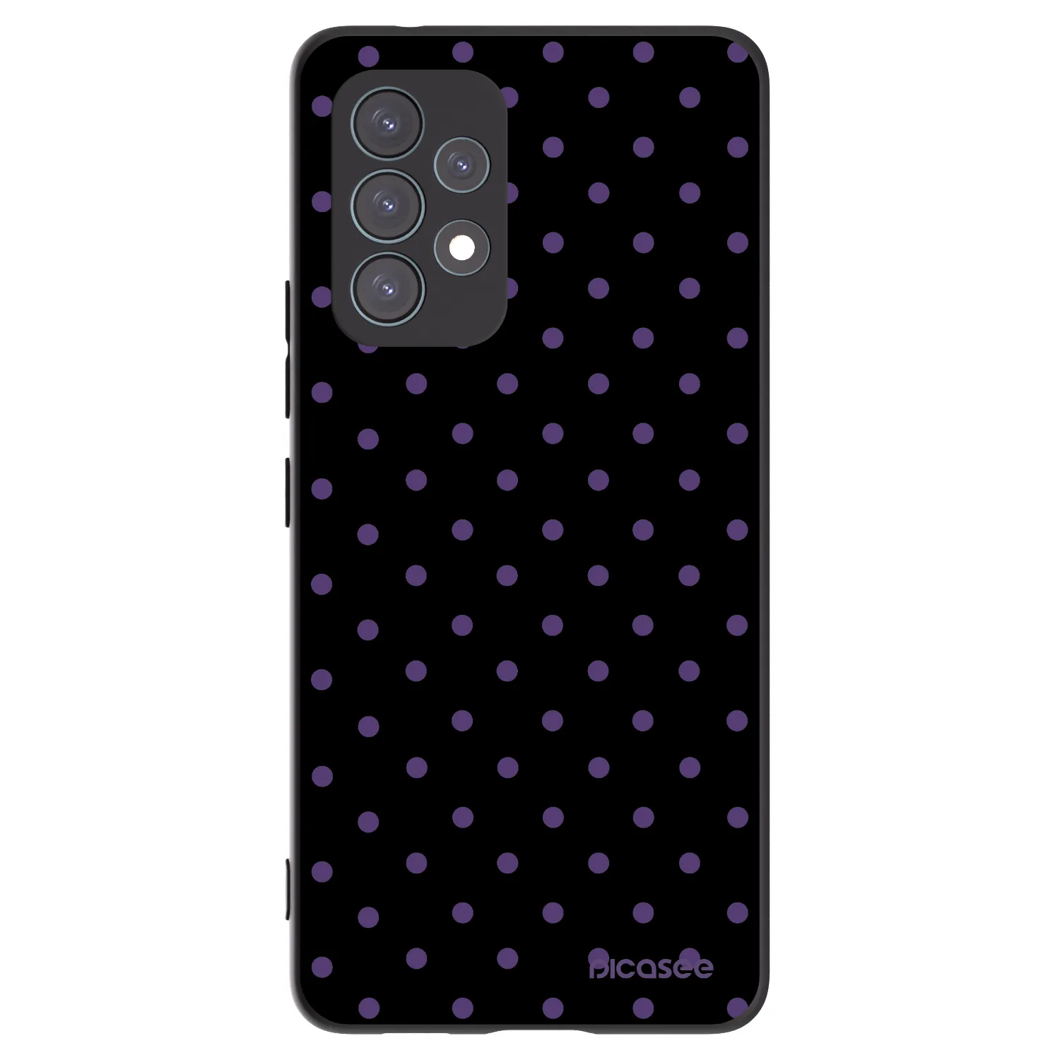 Picasee crna silikonska maskica za Samsung Galaxy A53 5G A536 - Flickers