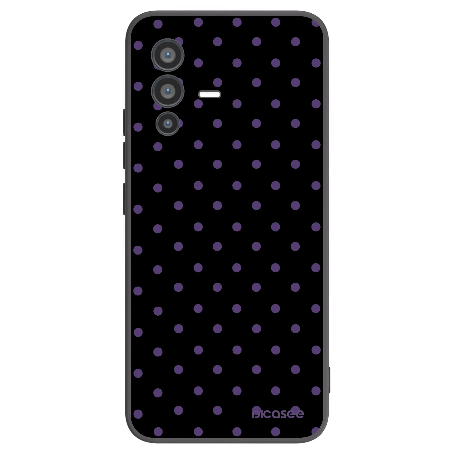 Picasee crna silikonska maskica za Vivo V23 5G - Flickers