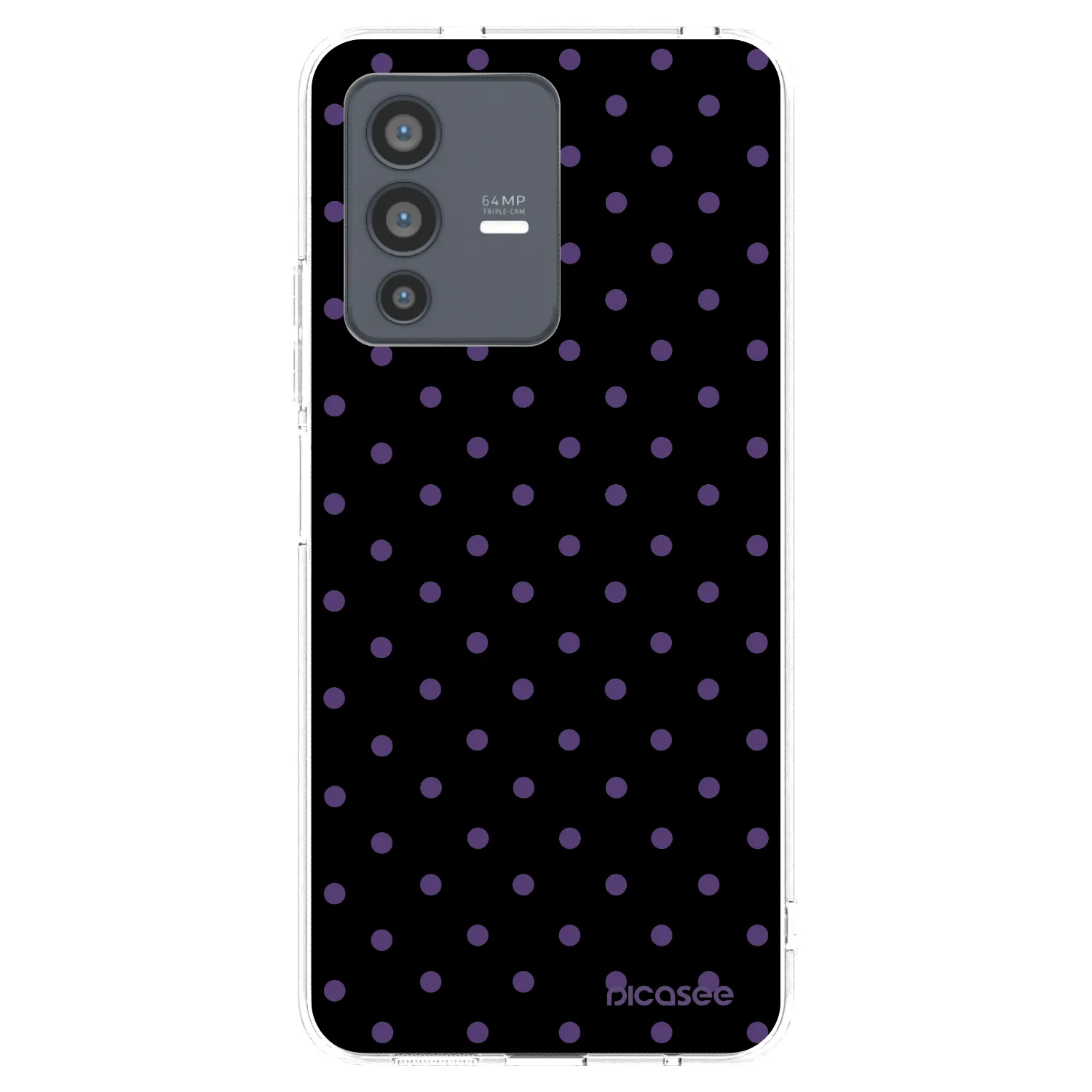 Picasee silikonska prozirna maskica za Vivo V23 5G - Flickers