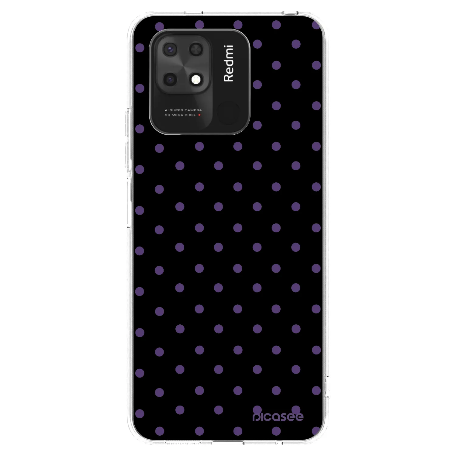 Picasee silikonska prozirna maskica za Xiaomi Redmi 10C - Flickers