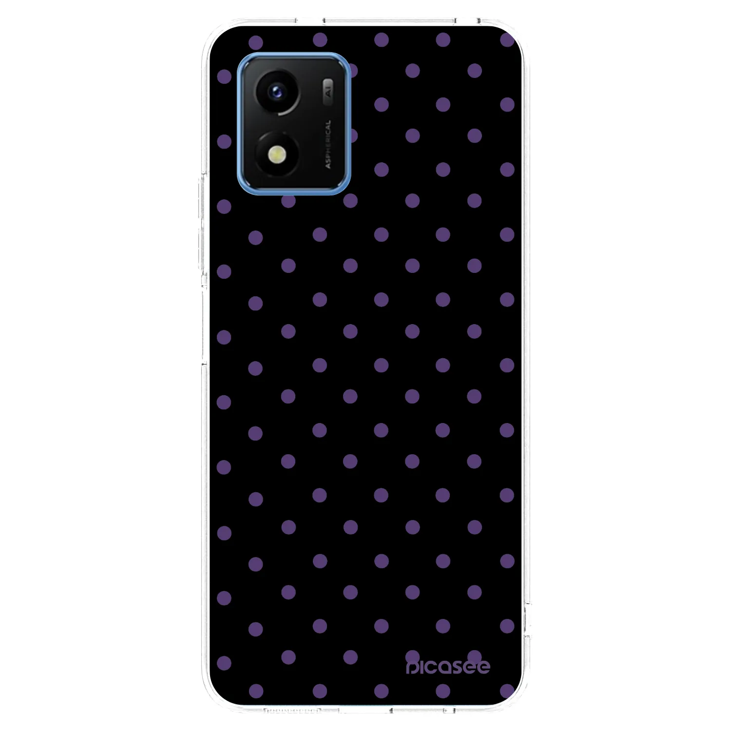 Picasee silikonska prozirna maskica za Vivo Y01 - Flickers