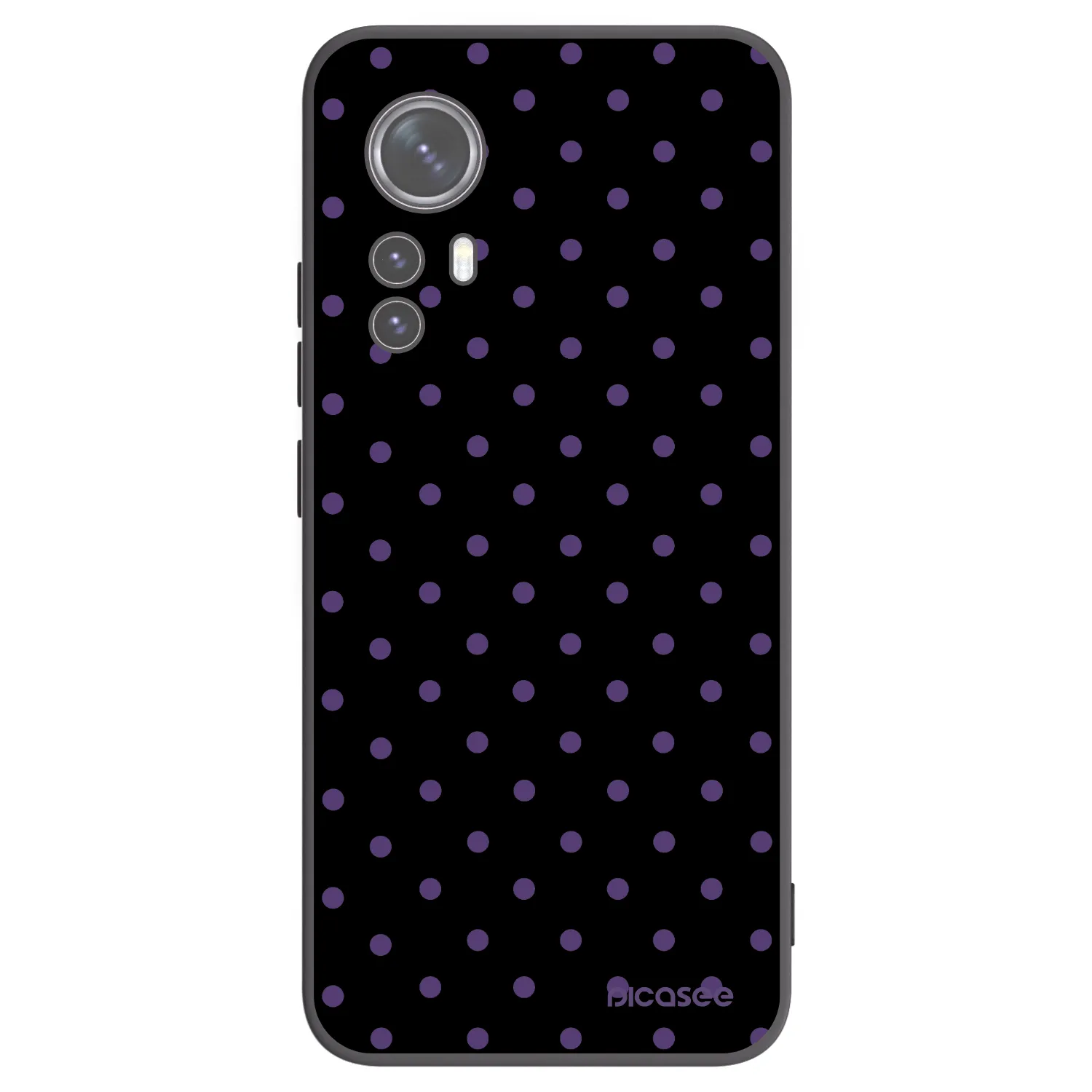Picasee crna silikonska maskica za Xiaomi 12X - Flickers