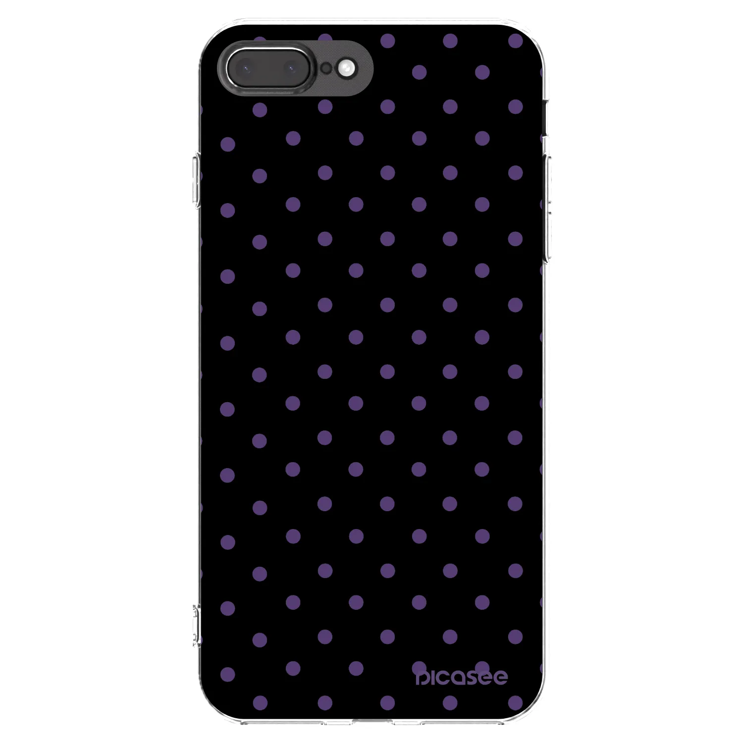 Picasee silikonska prozirna maskica za Apple iPhone 8 Plus - Flickers