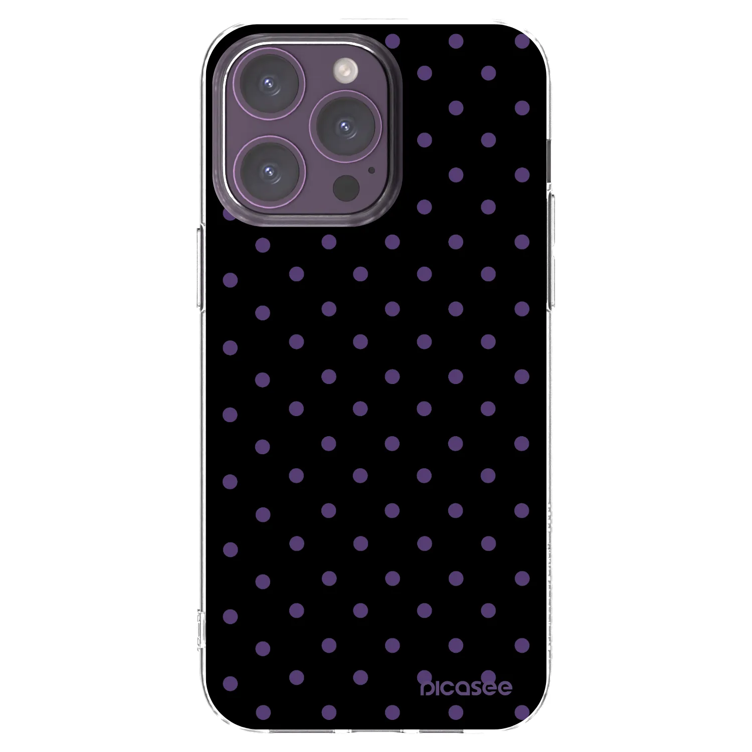 Picasee silikonska prozirna maskica za Apple iPhone 14 Pro Max - Flickers