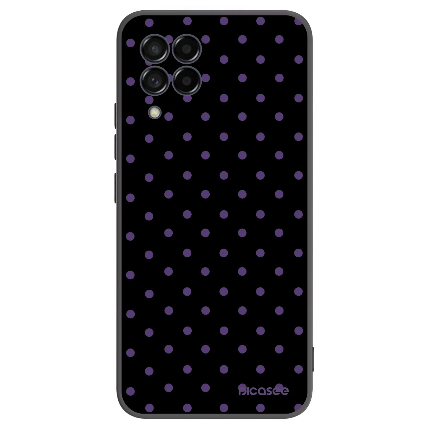 Picasee crna silikonska maskica za Samsung Galaxy M53 5G - Flickers