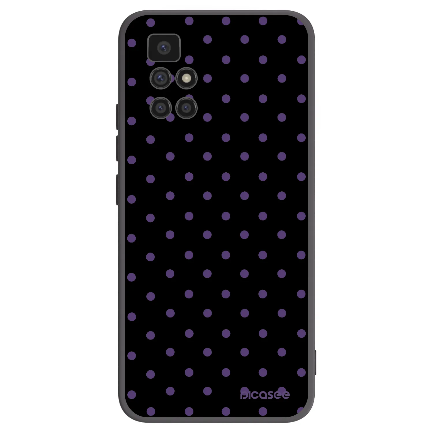Picasee crna silikonska maskica za Xiaomi Redmi 10 (2022) - Flickers