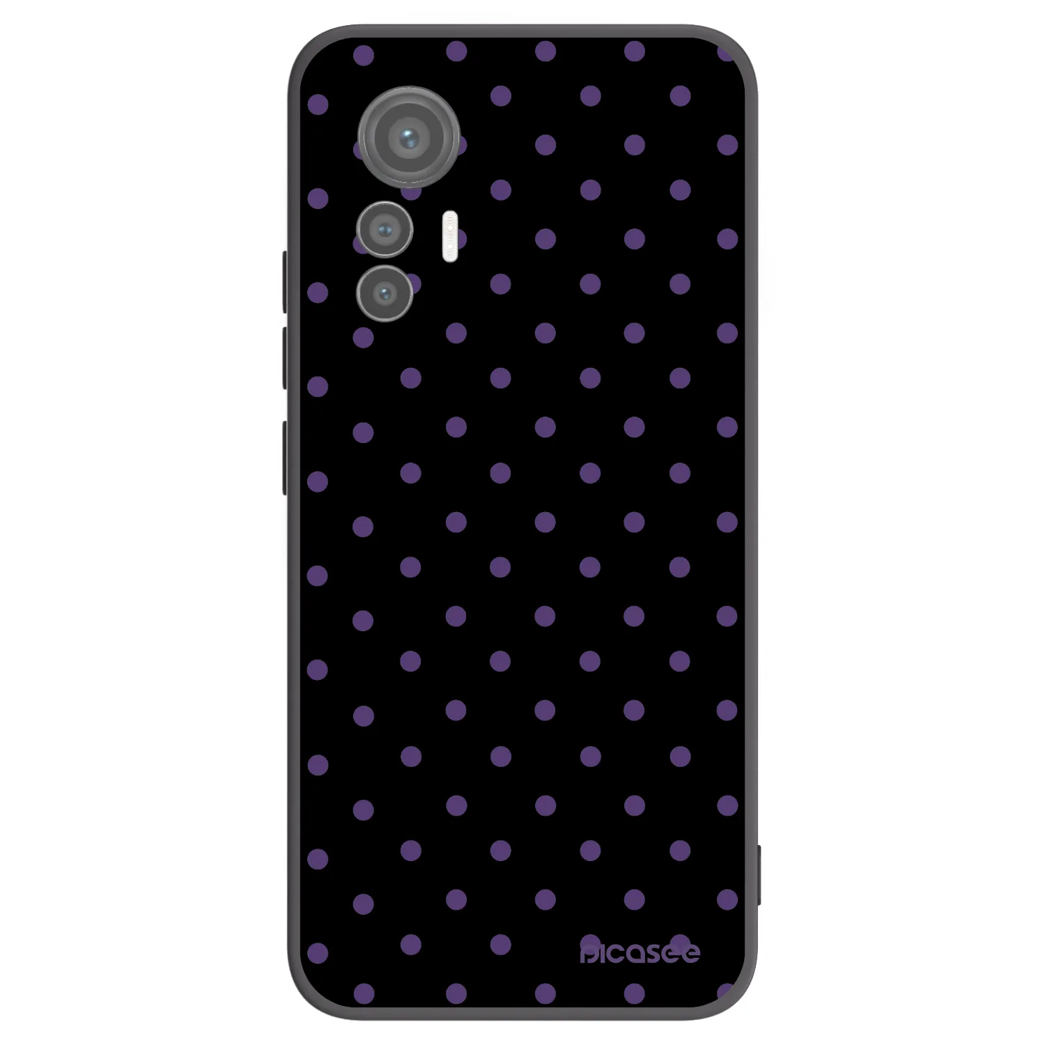 Picasee crna silikonska maskica za Xiaomi 12 Lite - Flickers