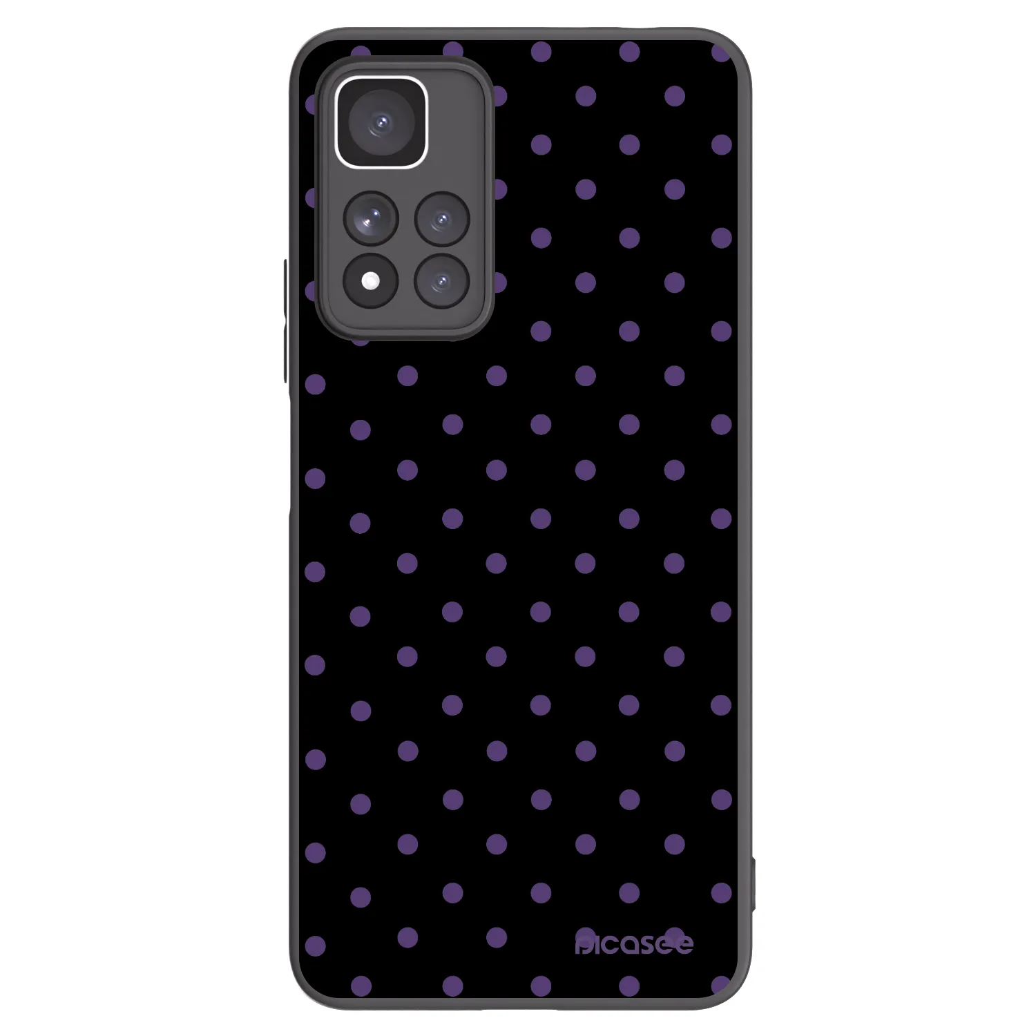 Picasee crna silikonska maskica za Xiaomi Redmi Note 11 Pro+ 5G - Flickers