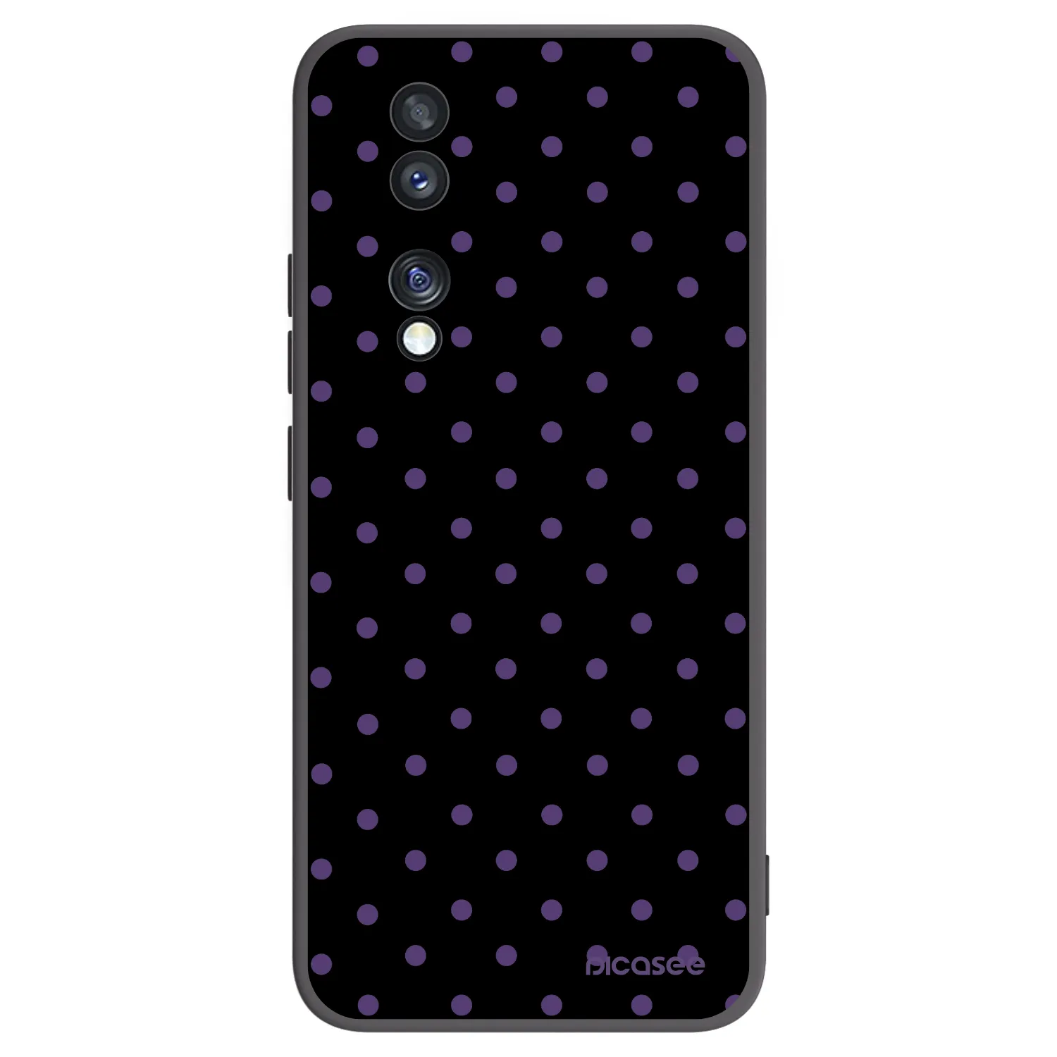 Picasee crna silikonska maskica za Honor 70 - Flickers