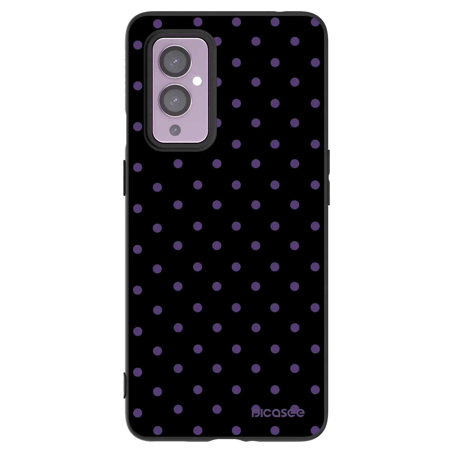 Picasee crna silikonska maskica za OnePlus 9 - Flickers