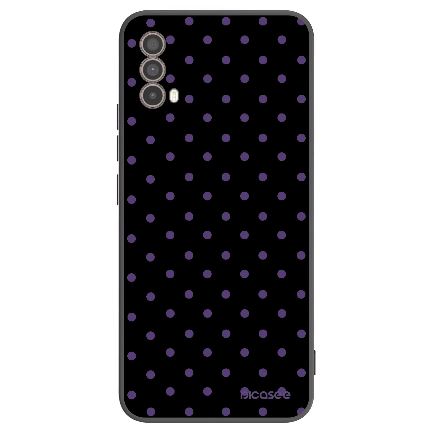 Picasee crna silikonska maskica za Motorola Moto E40 - Flickers