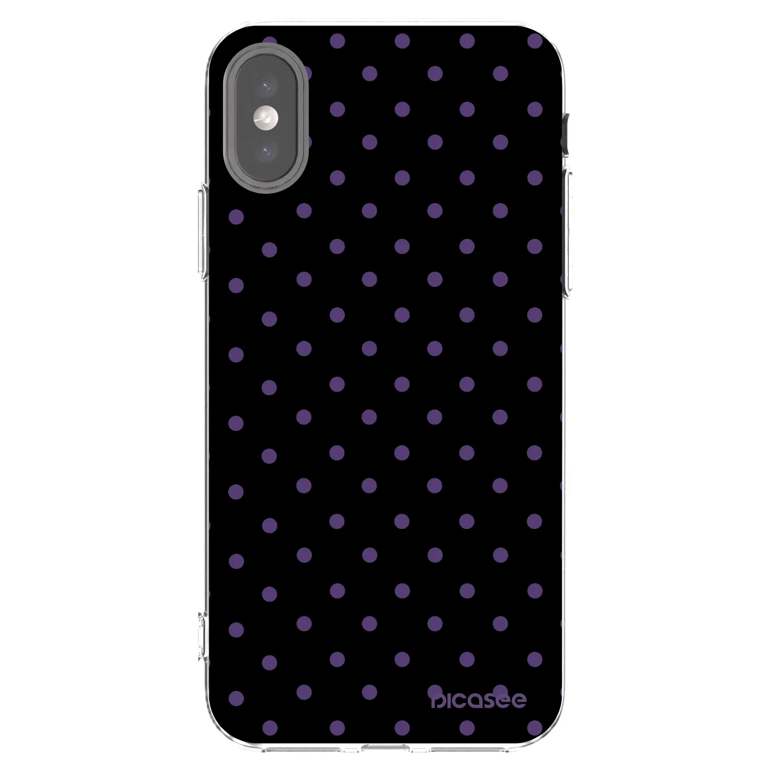 Picasee silikonska prozirna maskica za Apple iPhone X/XS - Flickers