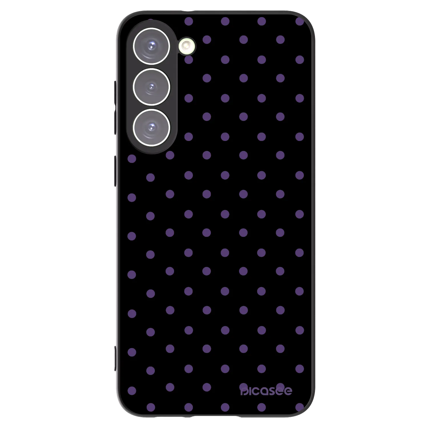 Picasee crna silikonska maskica za Samsung Galaxy S23+ 5G - Flickers