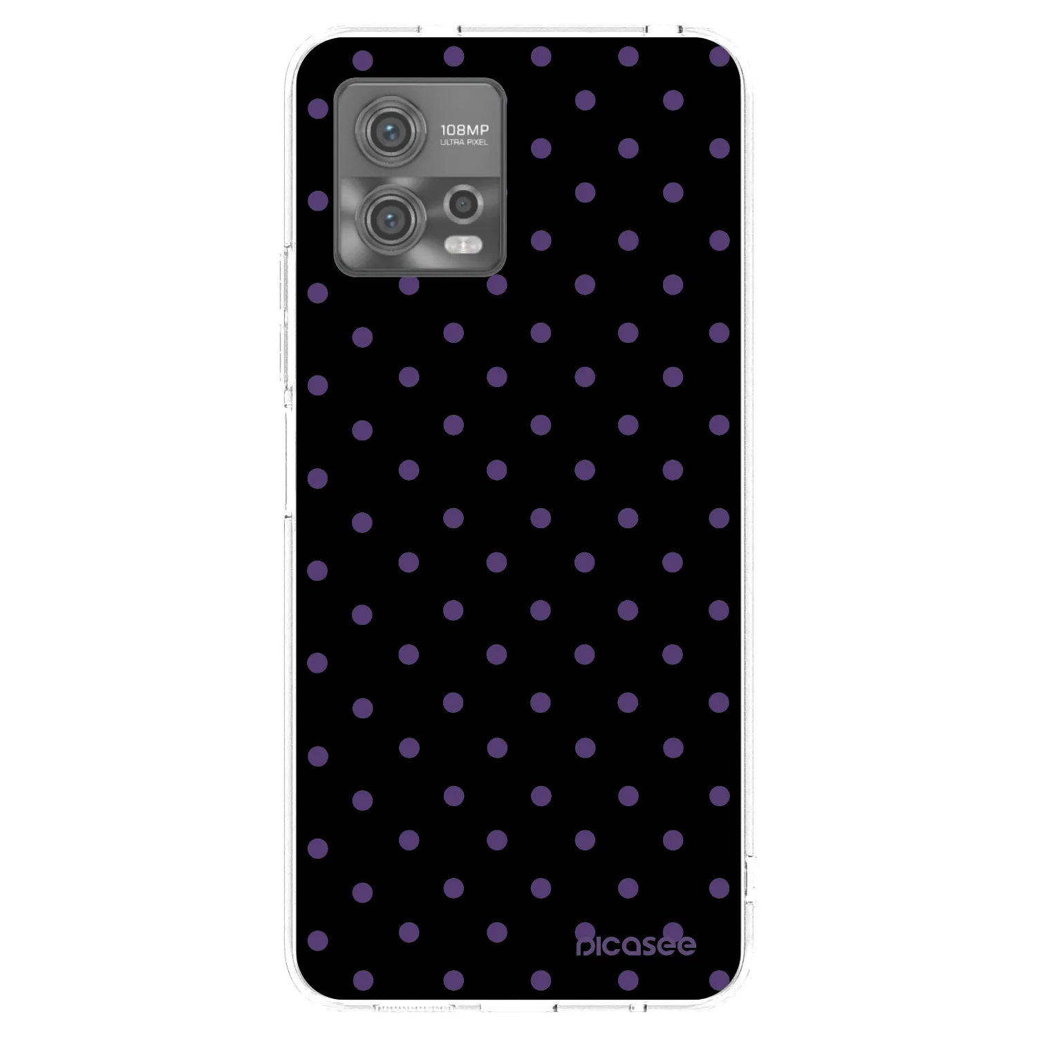 Picasee silikonska prozirna maskica za Motorola Moto G72 - Flickers