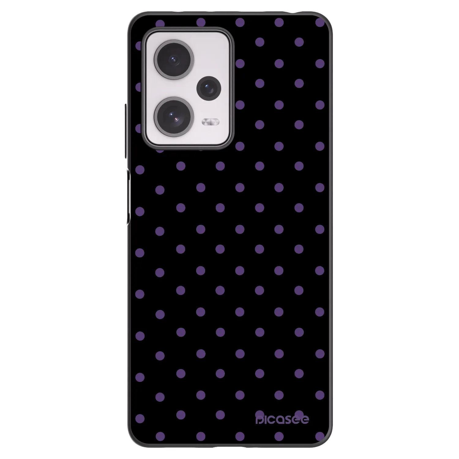Picasee crna silikonska maskica za Xiaomi Redmi Note 12 Pro+ 5G - Flickers