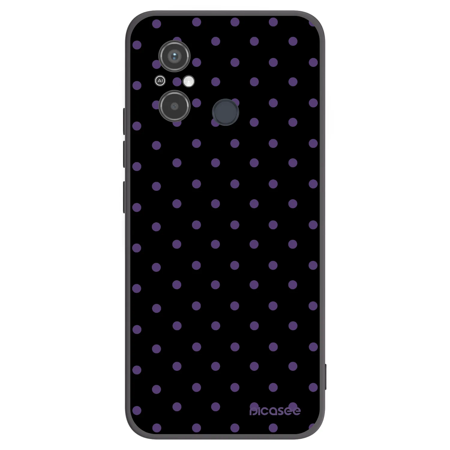 Picasee crna silikonska maskica za Xiaomi Redmi 12C - Flickers