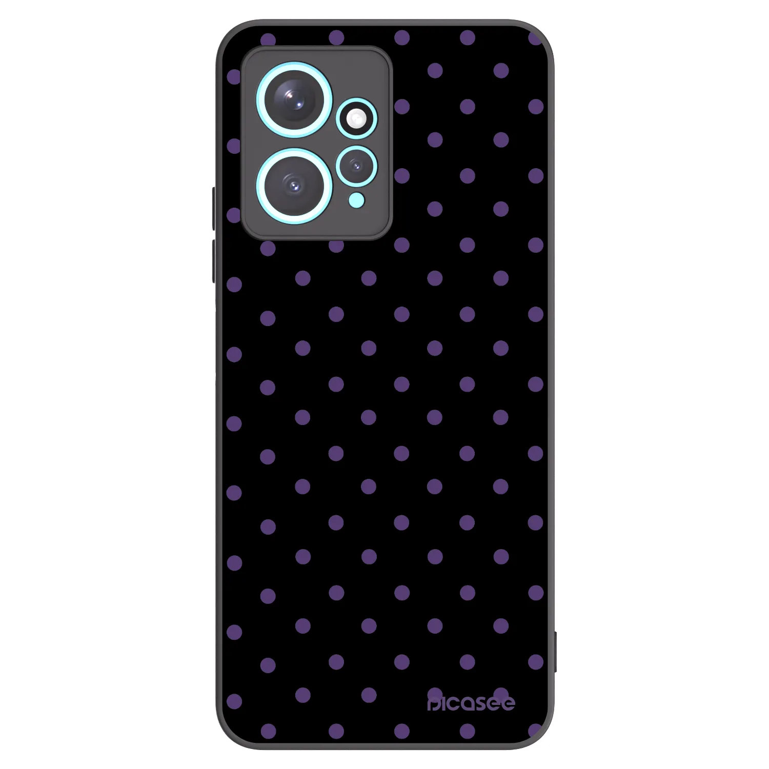 Picasee crna silikonska maskica za Xiaomi Redmi Note 12 4G - Flickers