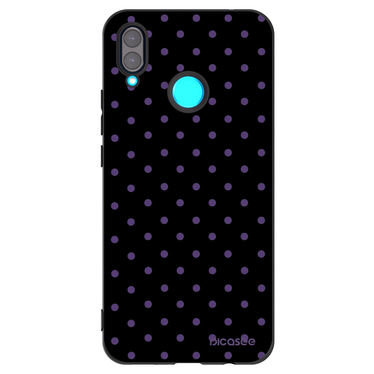 Picasee crna silikonska maskica za Huawei Nova 3i - Flickers