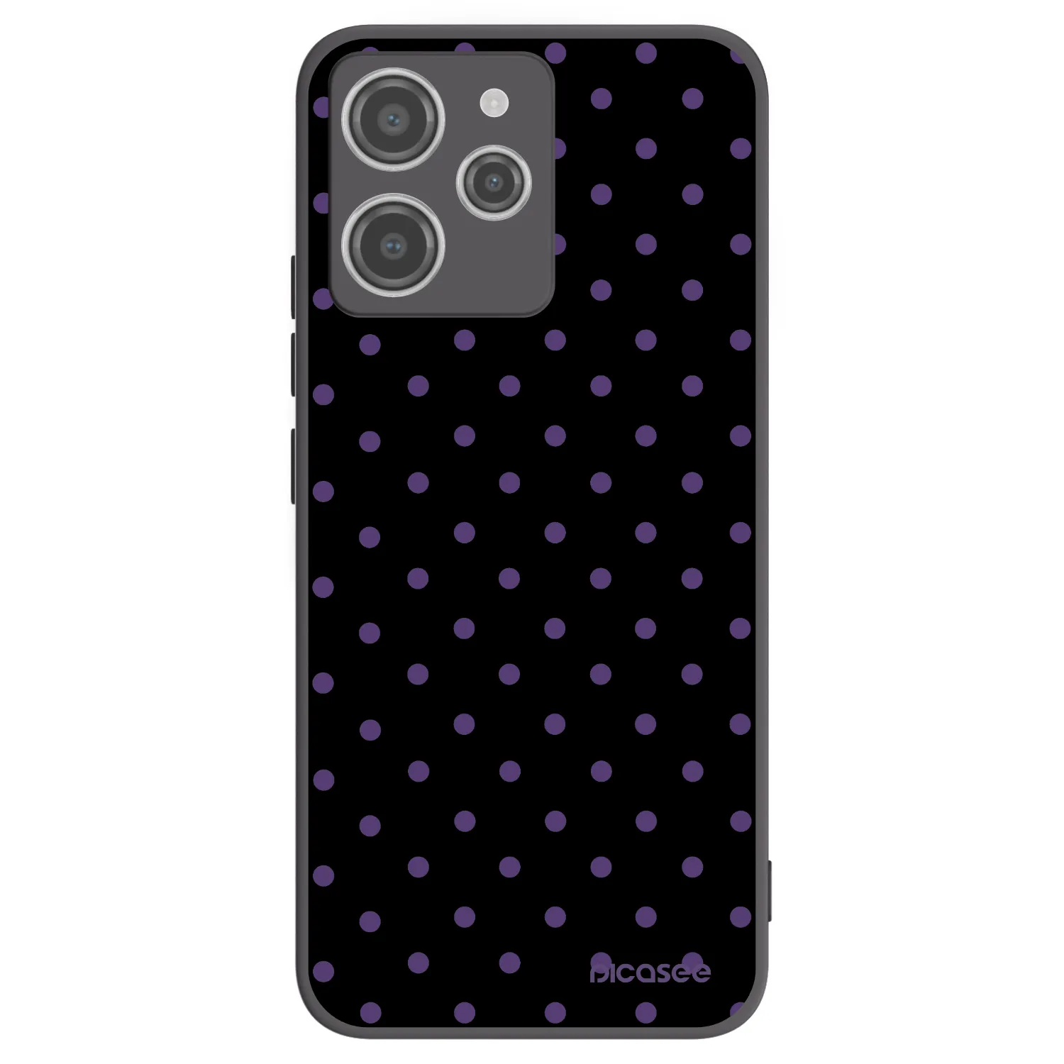 Picasee crna silikonska maskica za Xiaomi Redmi 12 4G - Flickers