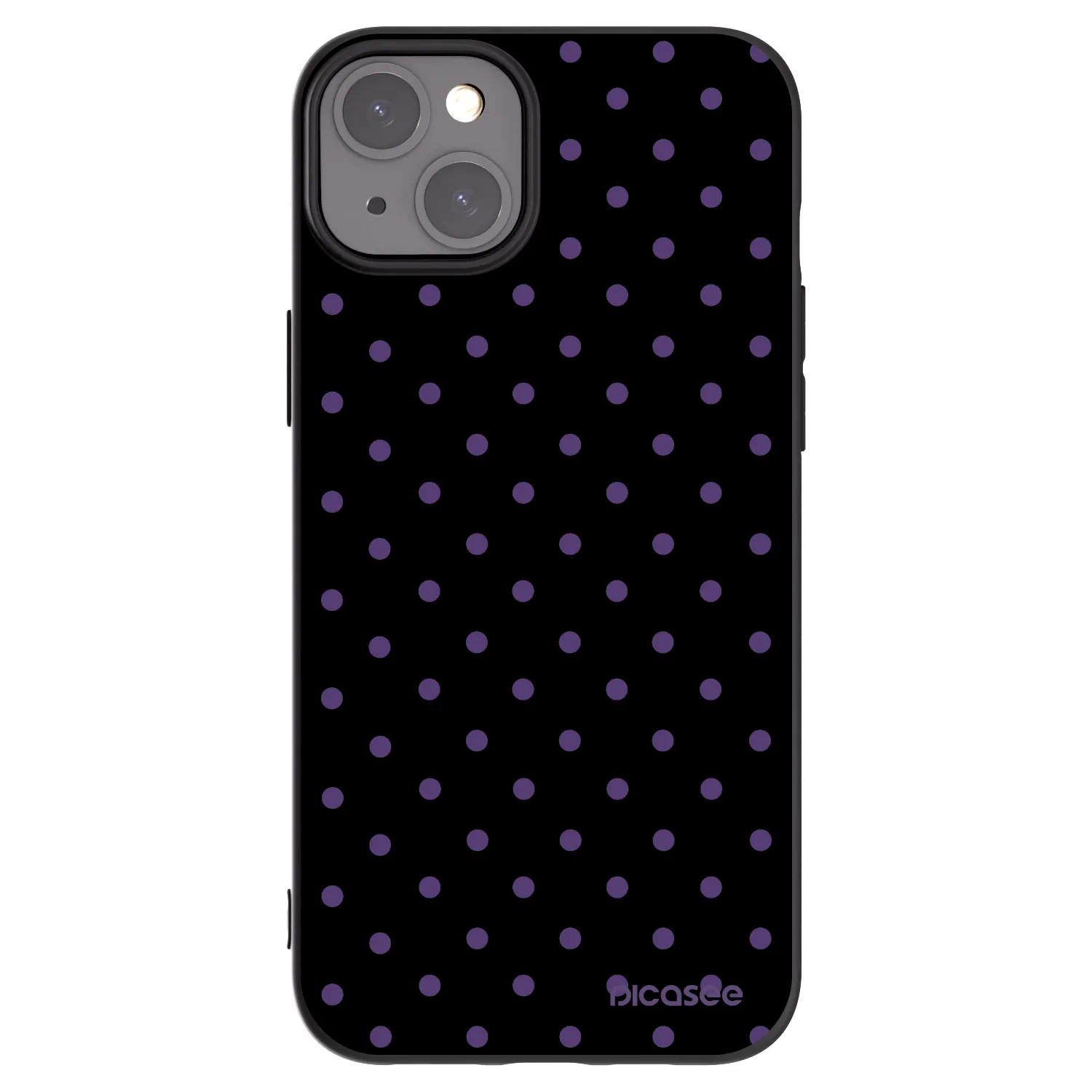 Picasee crna silikonska maskica za Apple iPhone 15 Plus - Flickers