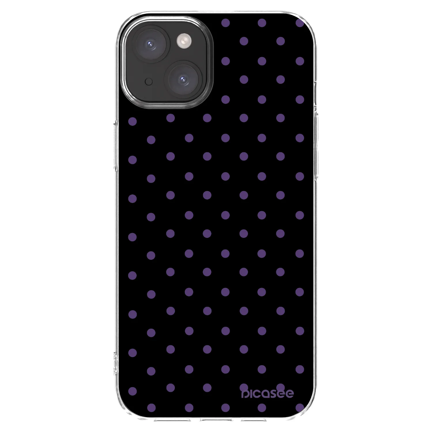 Picasee silikonska prozirna maskica za Apple iPhone 15 Plus - Flickers