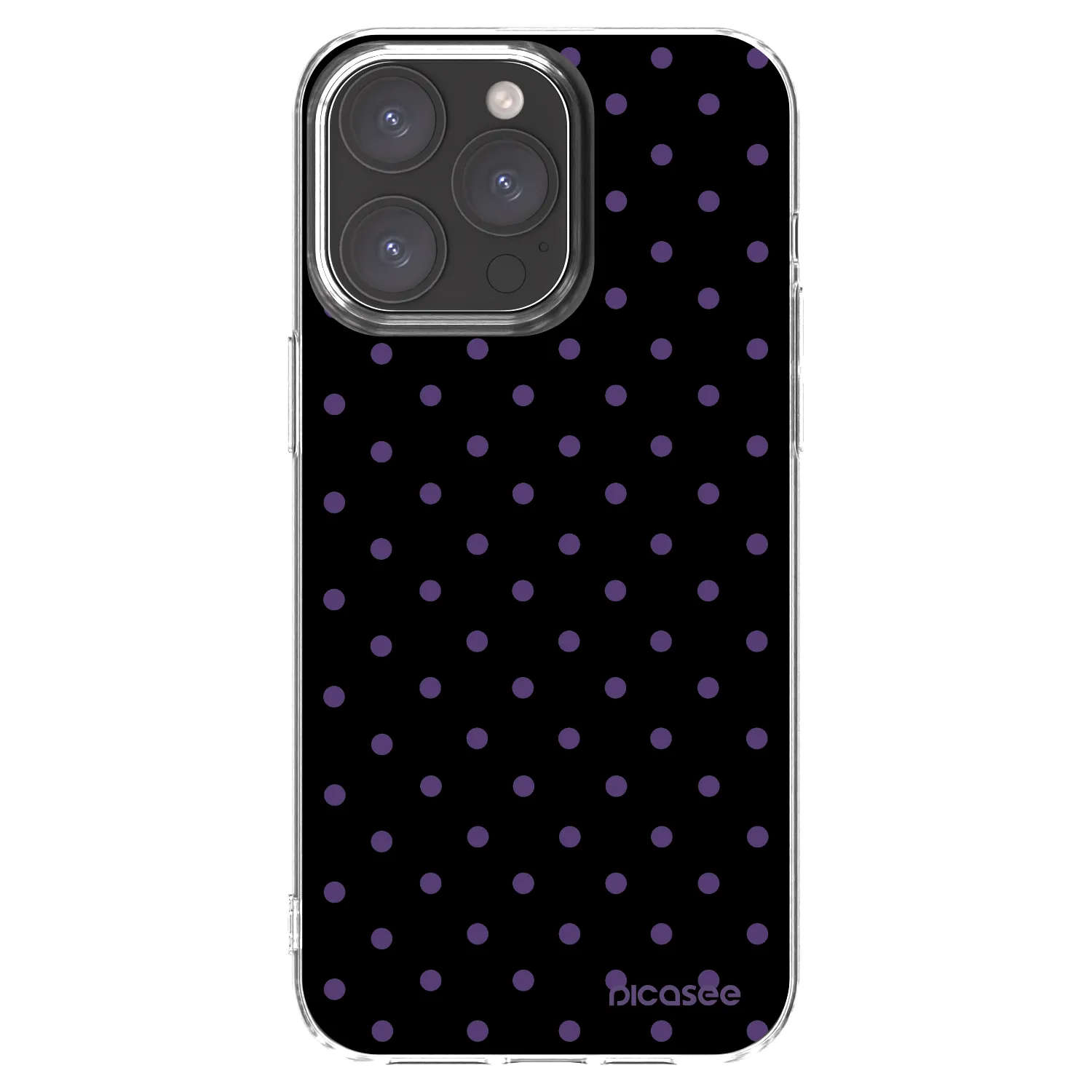 Picasee silikonska prozirna maskica za Apple iPhone 15 Pro Max - Flickers