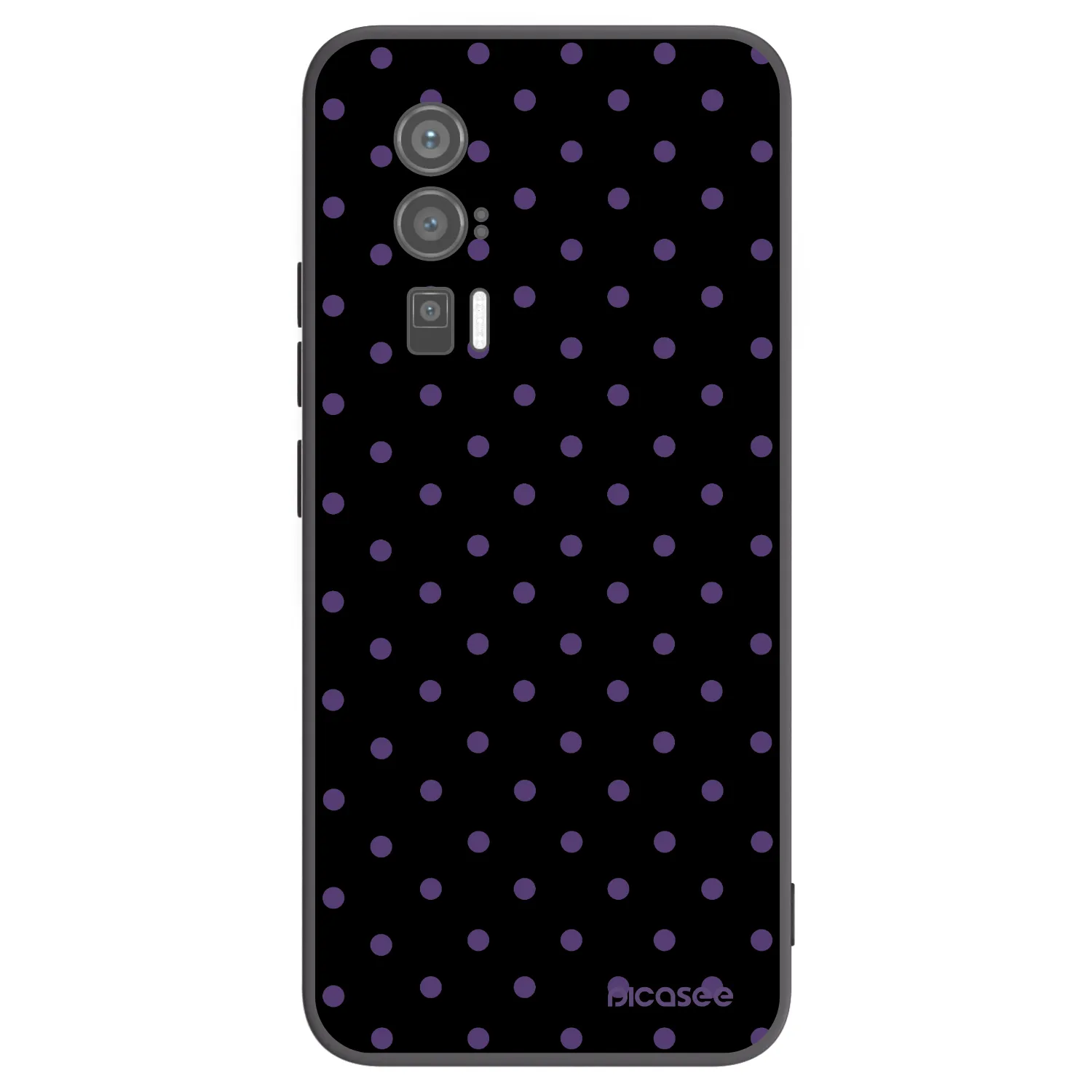 Picasee crna silikonska maskica za Xiaomi Poco F5 Pro 5G - Flickers