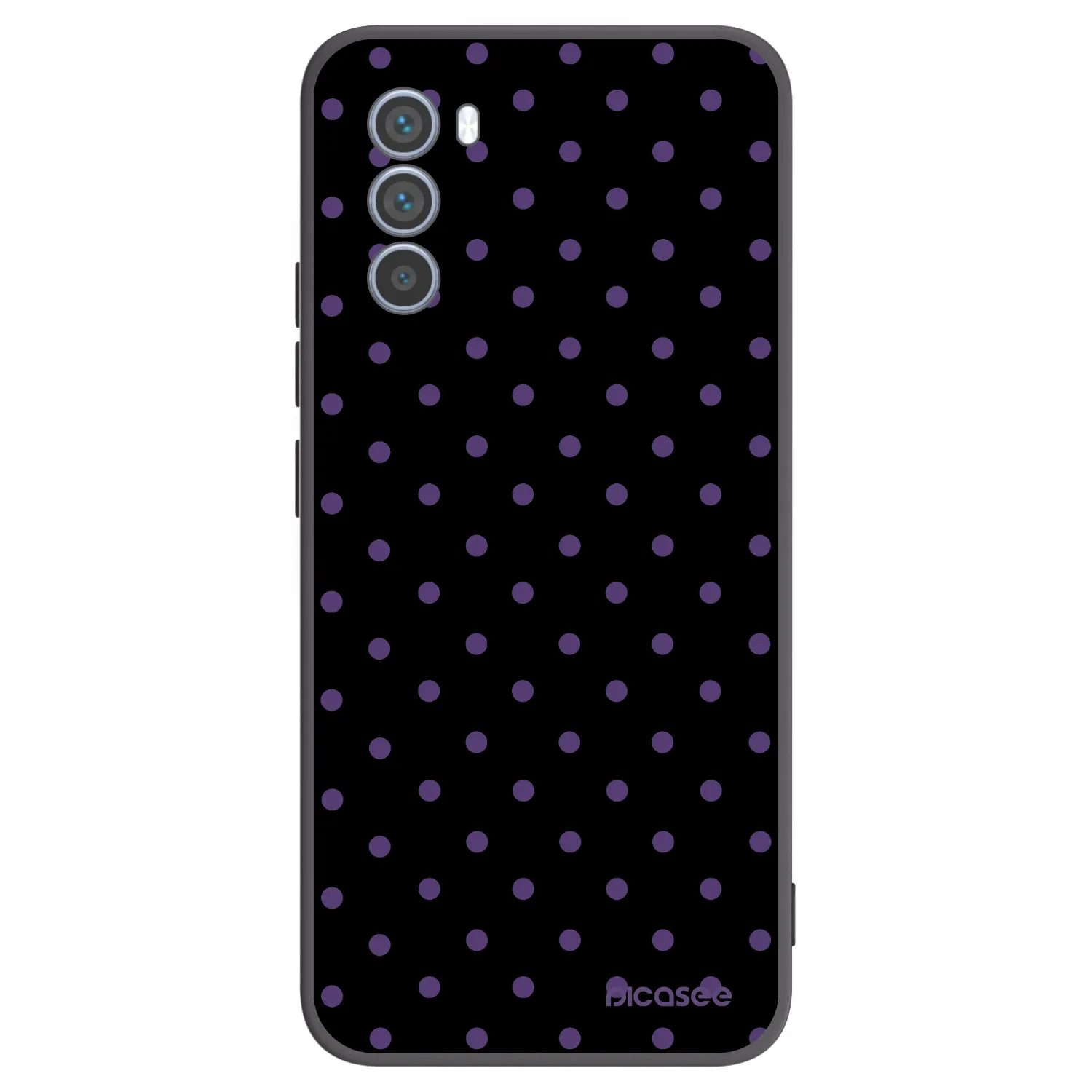 Picasee crna silikonska maskica za Motorola Moto G62 - Flickers