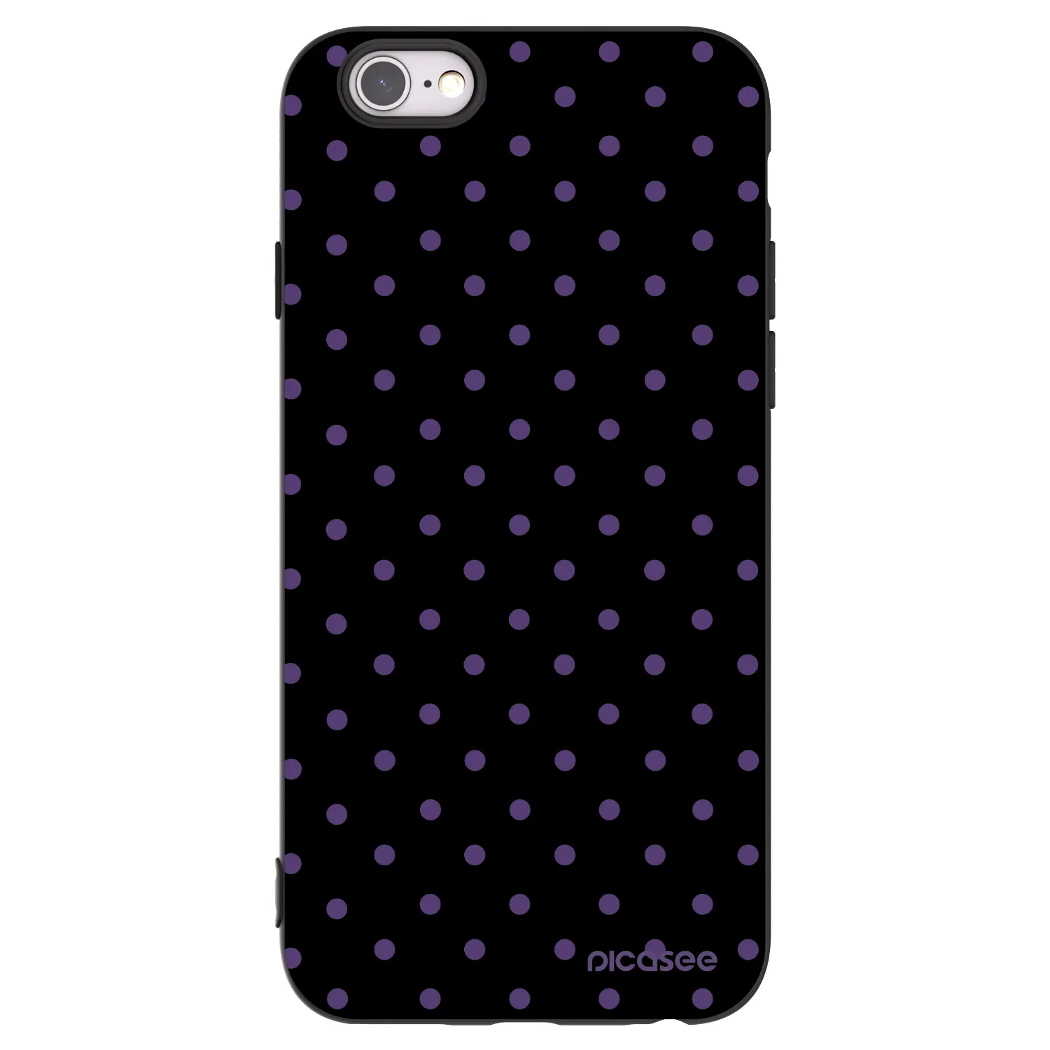 Picasee crna silikonska maskica za Apple iPhone 6/6S - Flickers