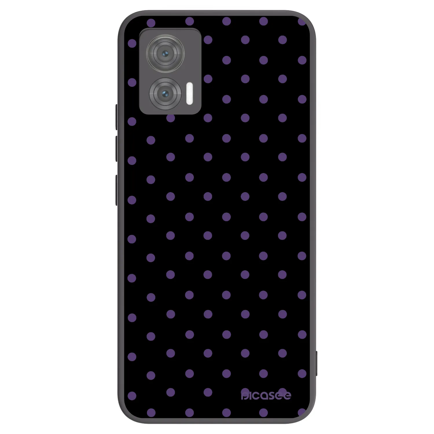 Picasee crna silikonska maskica za Motorola Edge 30 Neo - Flickers