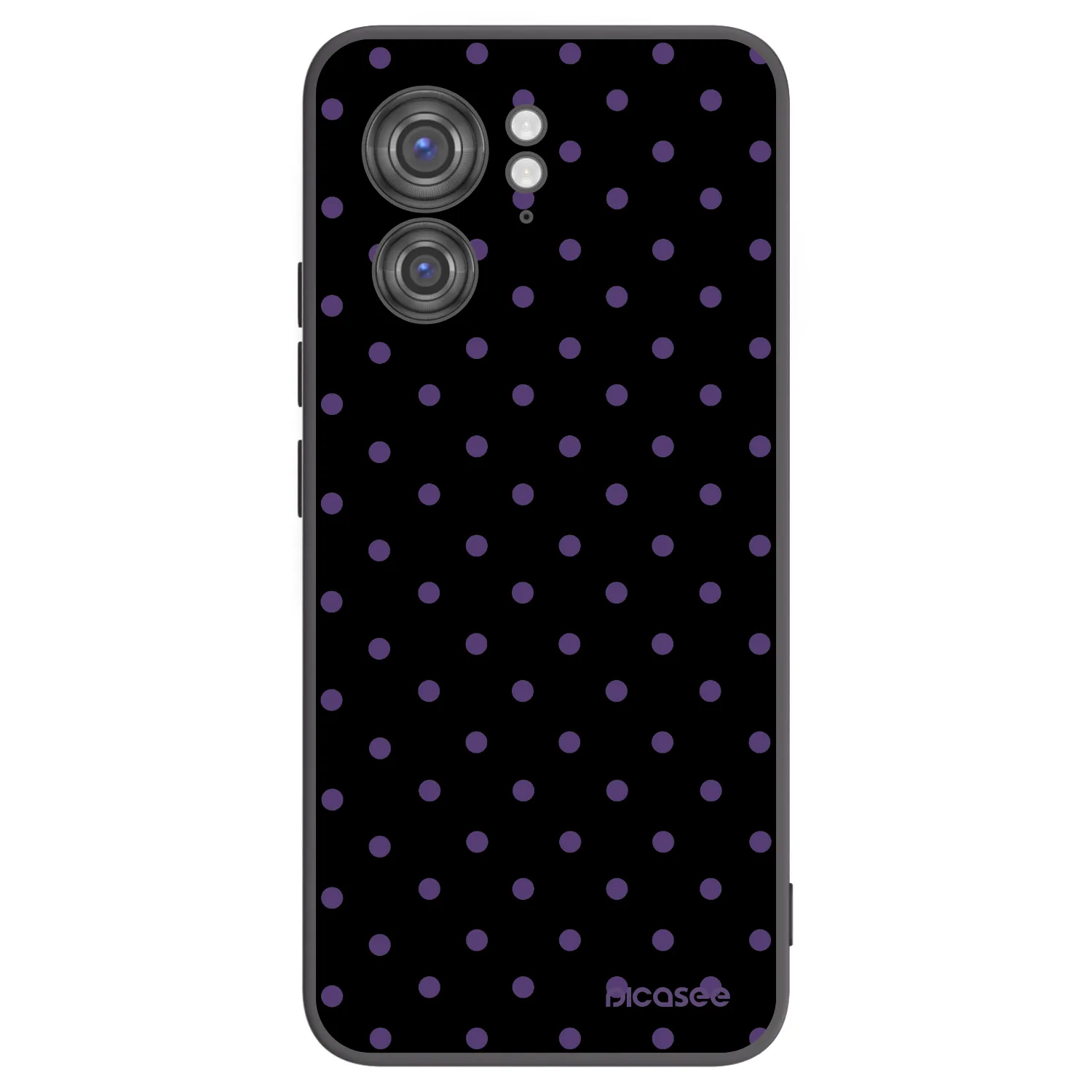 Picasee crna silikonska maskica za Motorola Edge 40 - Flickers