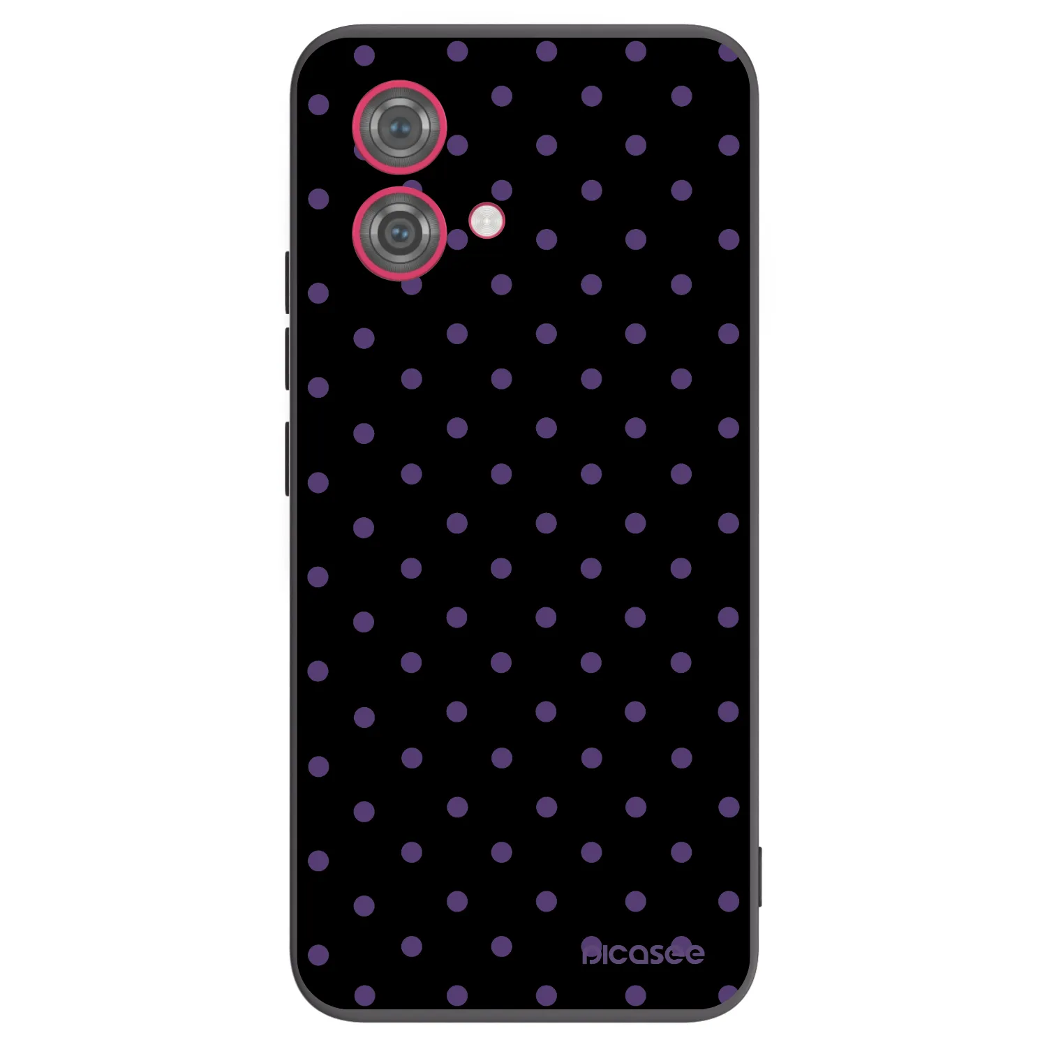 Picasee crna silikonska maskica za Motorola Moto G84 5G - Flickers