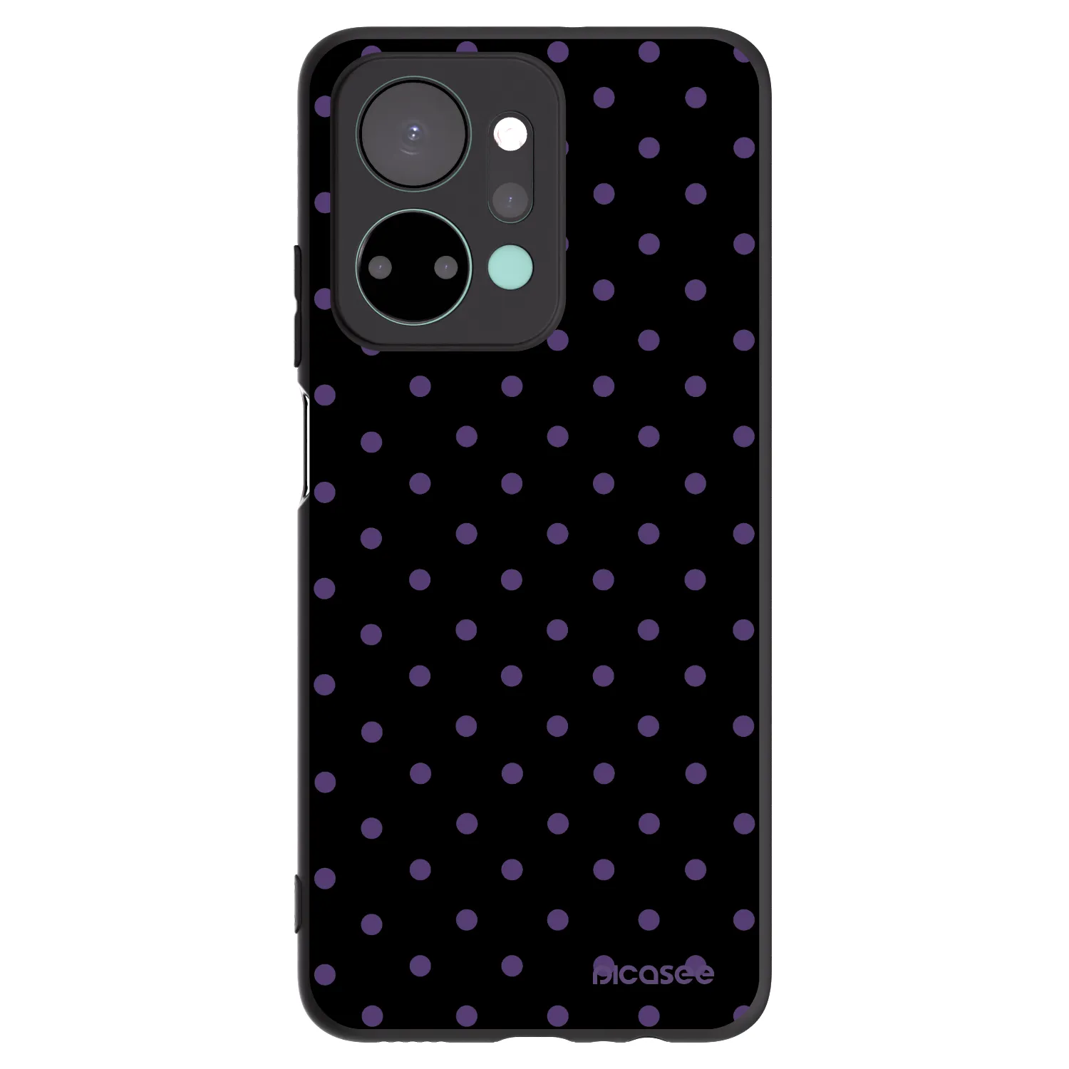 Picasee crna silikonska maskica za Honor X7a - Flickers