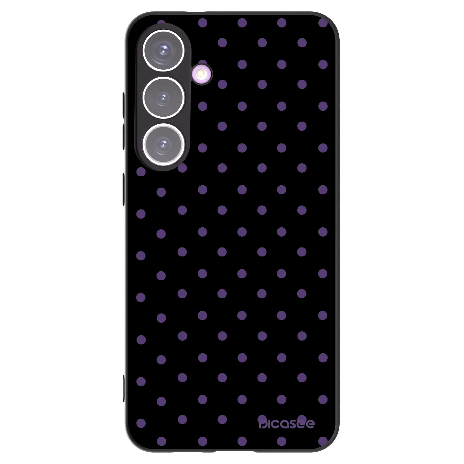 Picasee crna silikonska maskica za Samsung Galaxy S24+ S926B 5G - Flickers