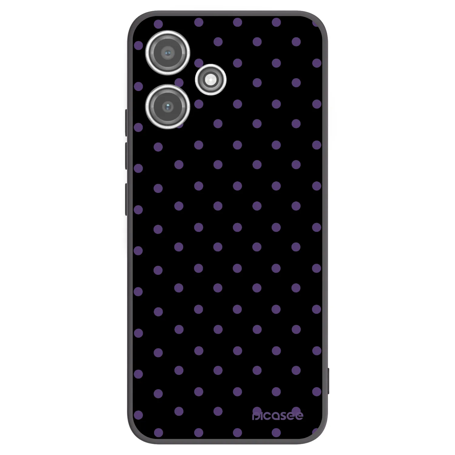 Picasee crna silikonska maskica za Xiaomi Redmi 12 5G - Flickers