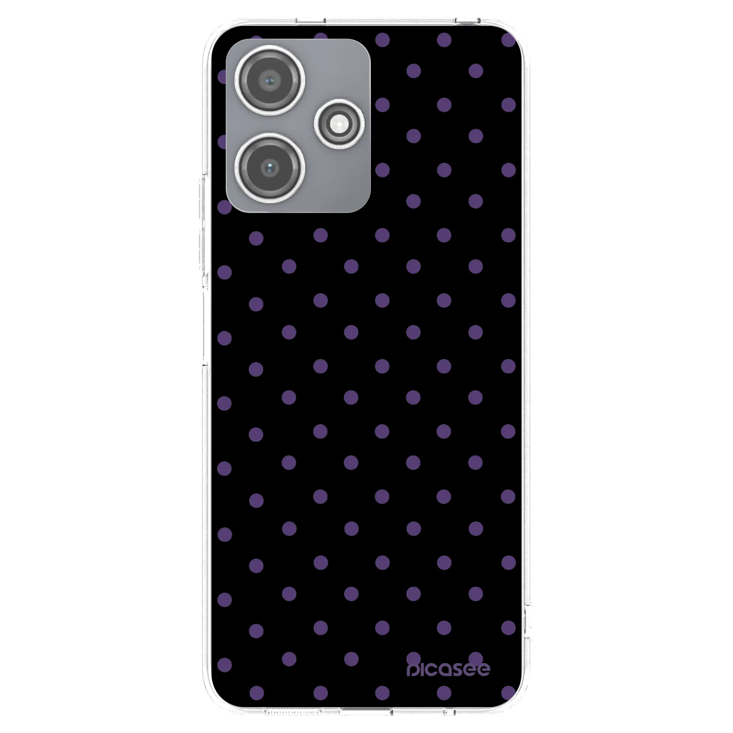 Picasee silikonska prozirna maskica za Xiaomi Redmi 12 5G - Flickers